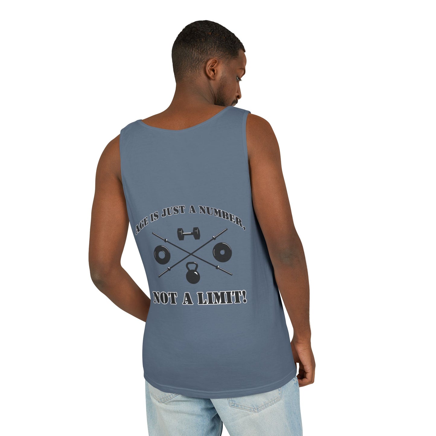 OldGuyzGear "Age is Just a Number, not a Limit" Fitness Tank Top