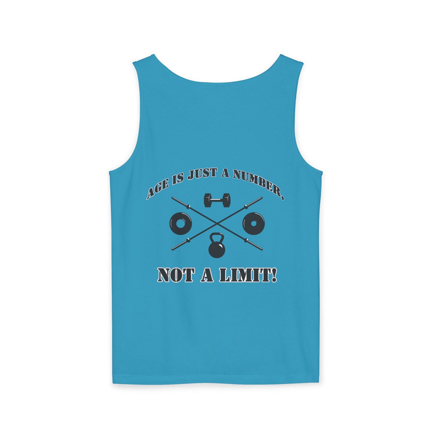 OldGuyzGear "Age is Just a Number, not a Limit" Fitness Tank Top