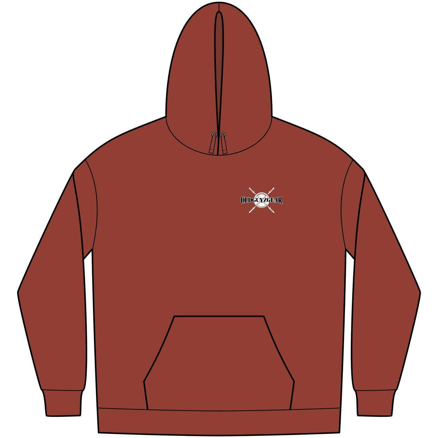 OldGuyzGear "Age is just a number, not a limit" Men's Fleece Pull Over Hoodie
