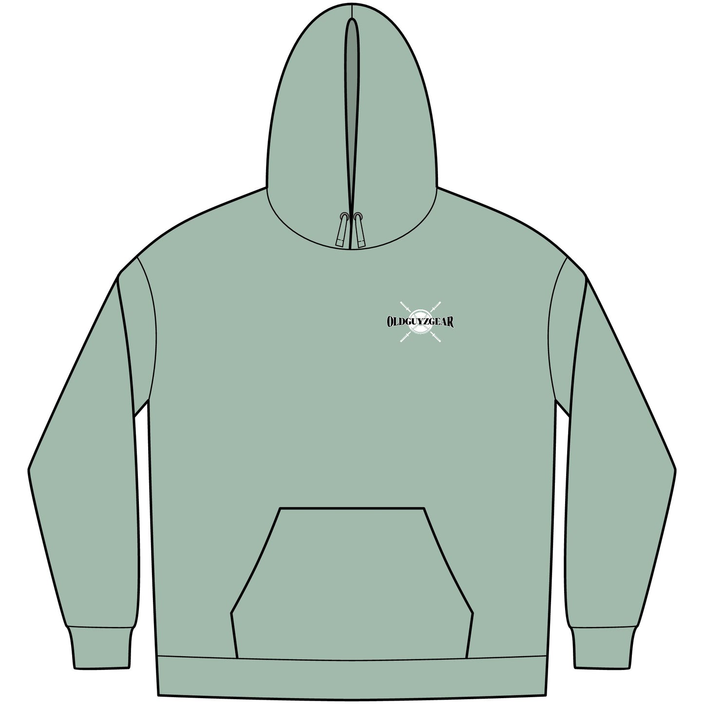 OldGuyzGear "Age is just a number, not a limit" Men's Fleece Pull Over Hoodie