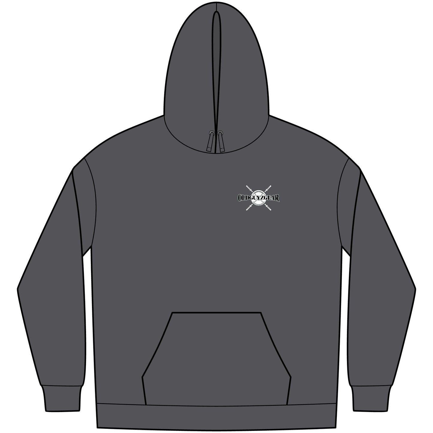 OldGuyzGear "Age is just a number, not a limit" Men's Fleece Pull Over Hoodie