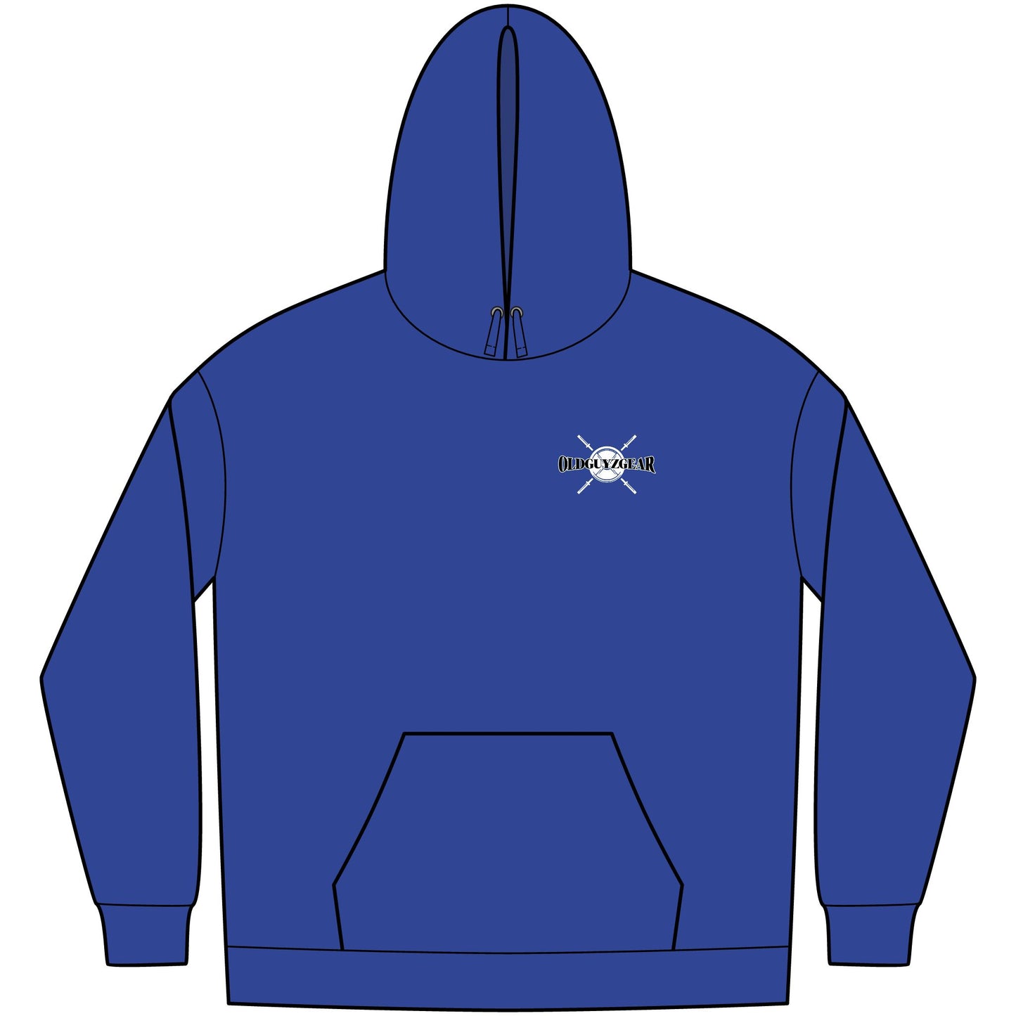 OldGuyzGear "Age is just a number, not a limit" Men's Fleece Pull Over Hoodie
