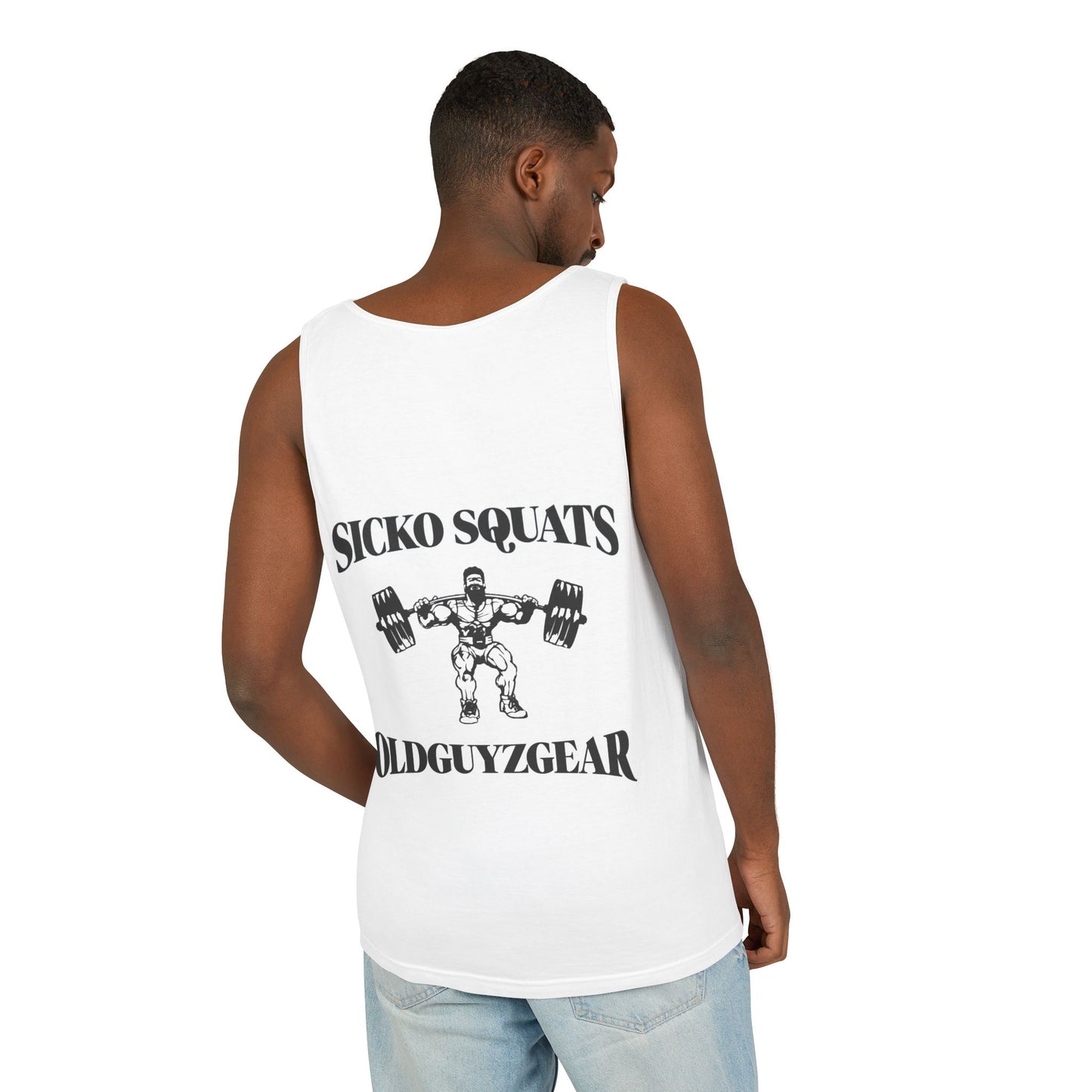 OldGuyzGear "Sicko Squats" Fitness Tank Top