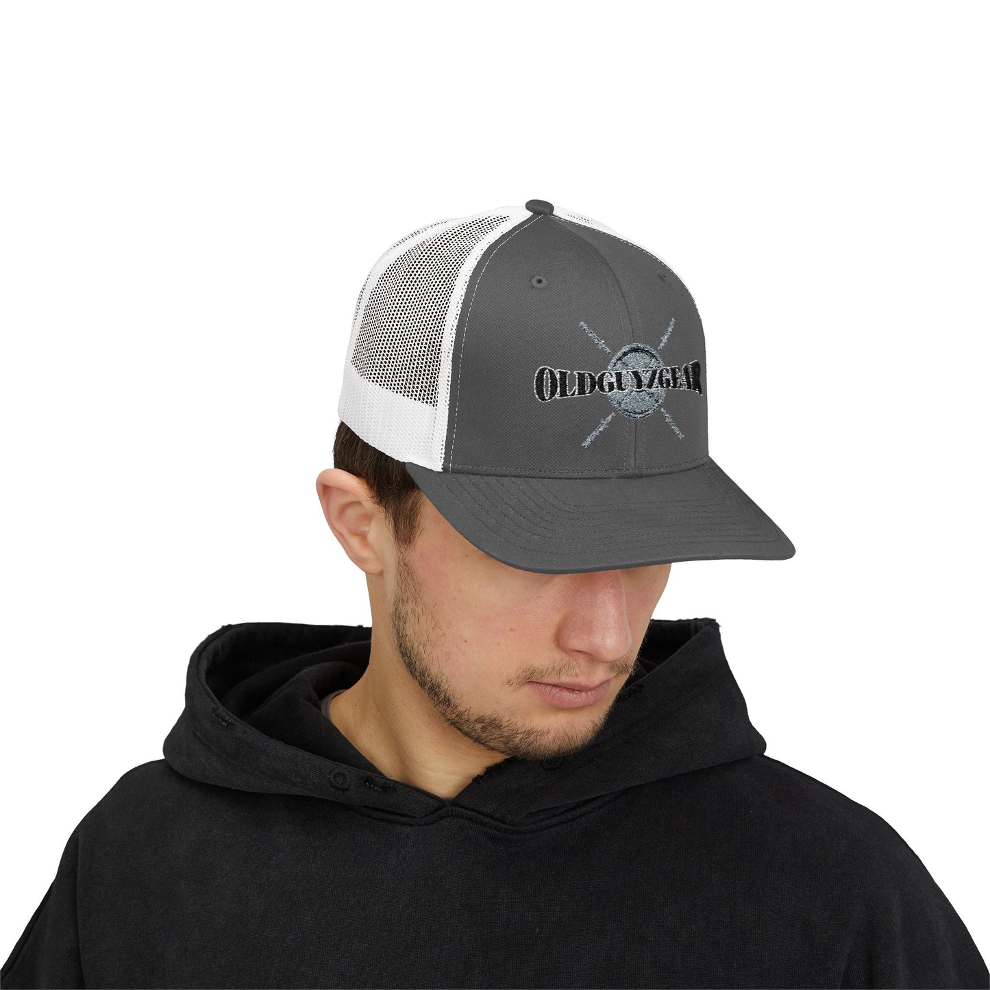 "OGG" Snapback Trucker Hat - Grey plate