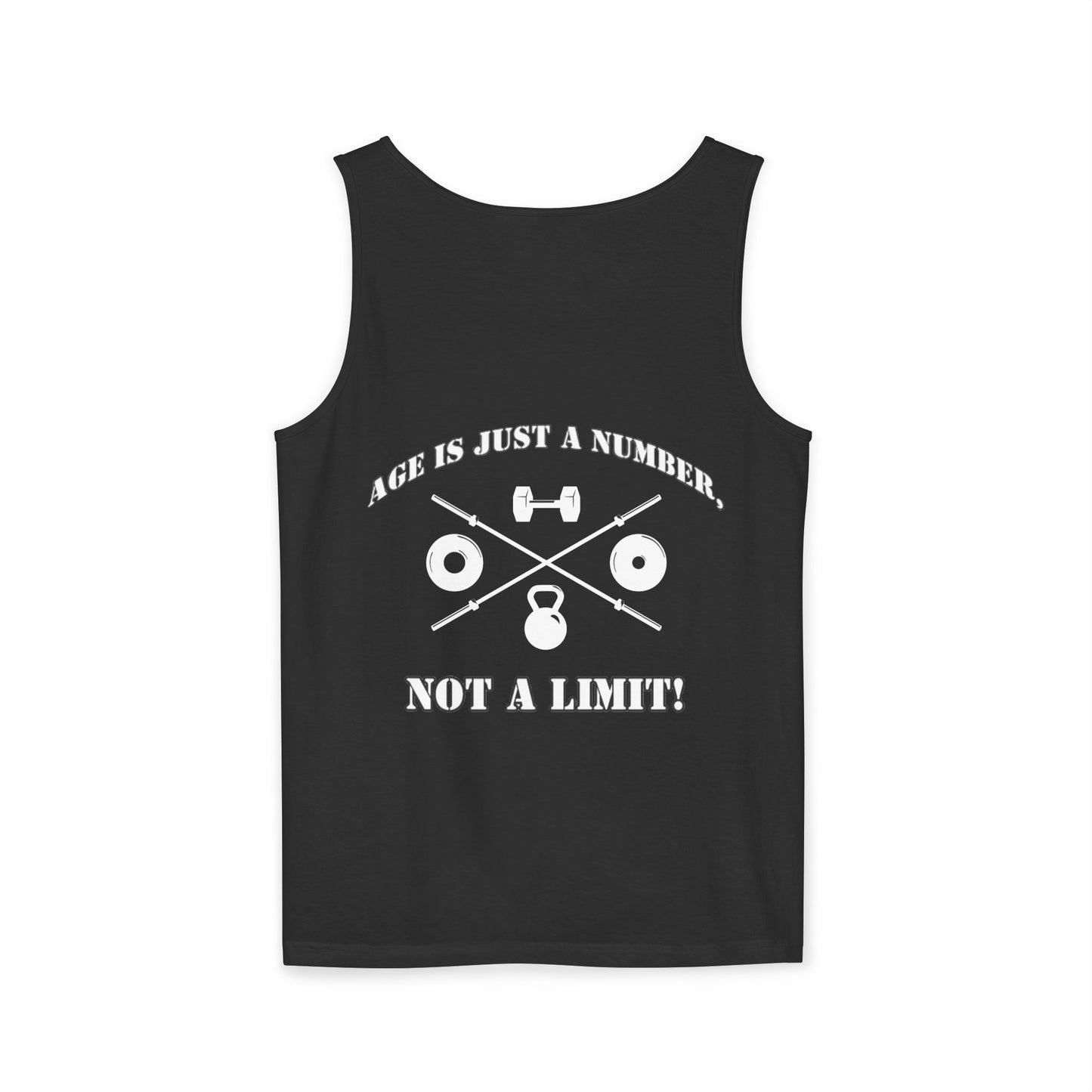 OldGuyzGear "Age is Just a Number, not a Limit" Fitness Tank Top