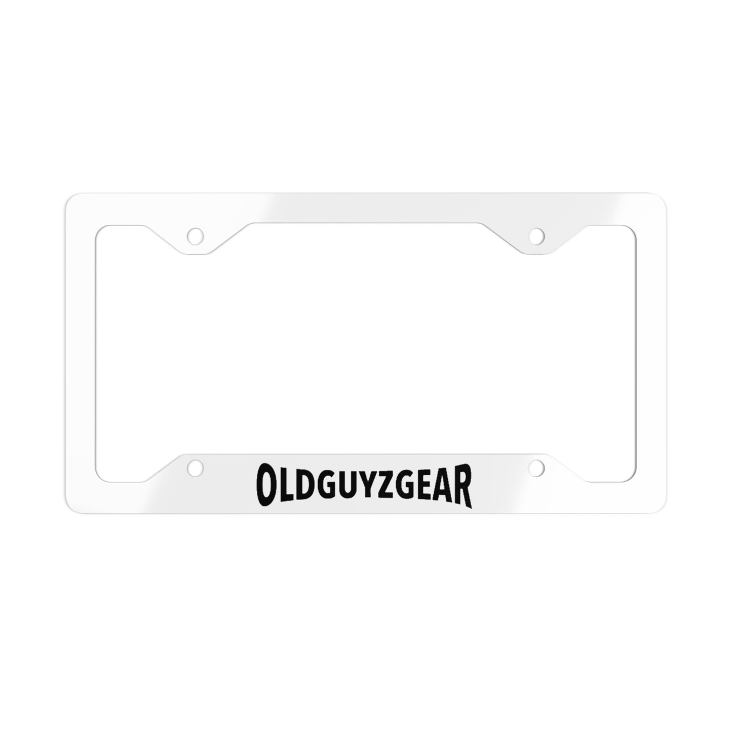 "OGG" Metal License Plate Frame