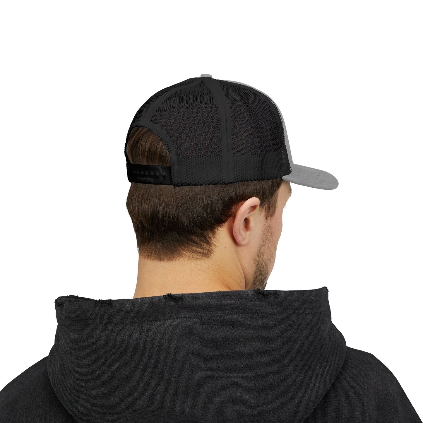 "OGG" Snapback Trucker Hat - Grey plate