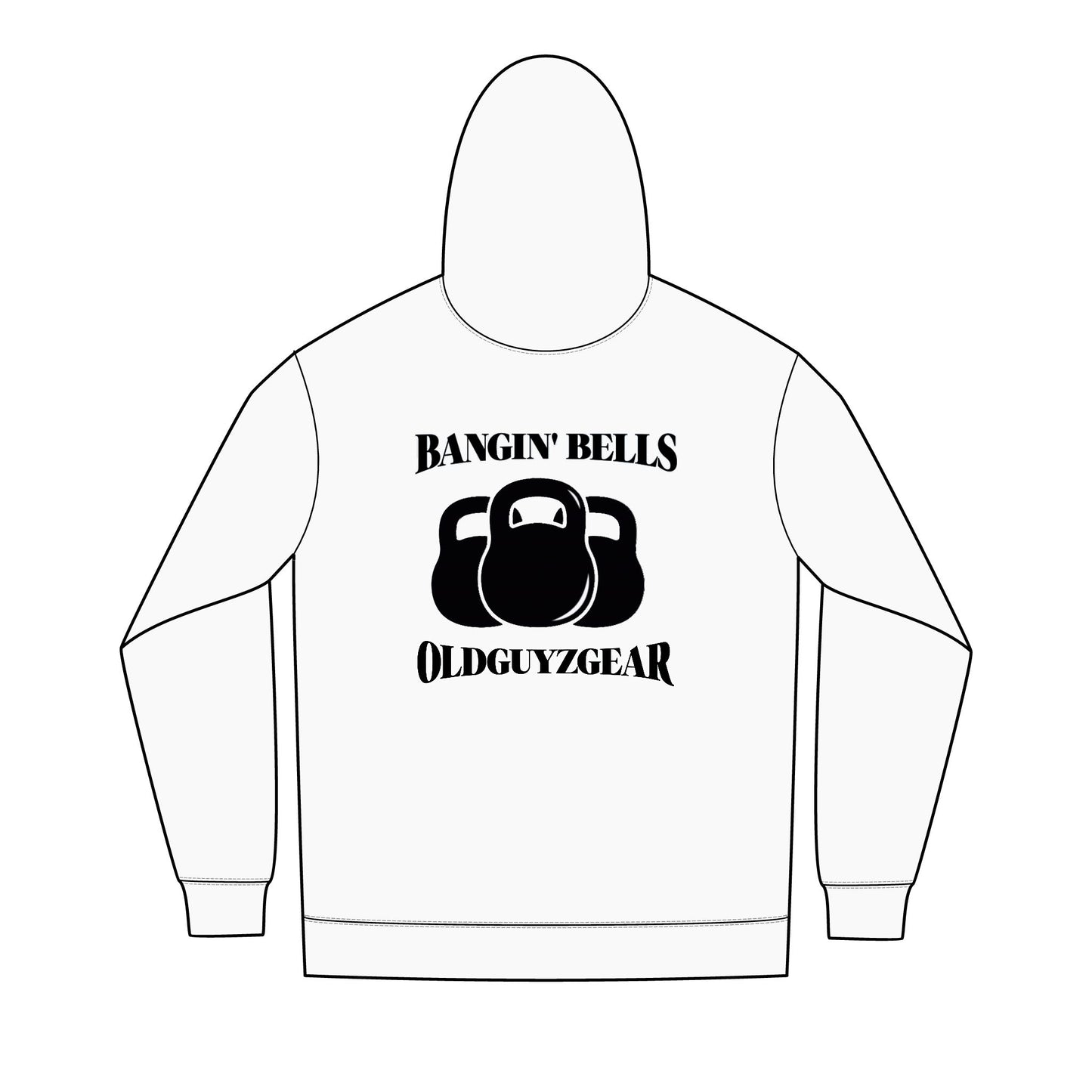 OldGuyzGear "Bangin" Bells" Men's Fitness Full-Zip Hoodie 2.1