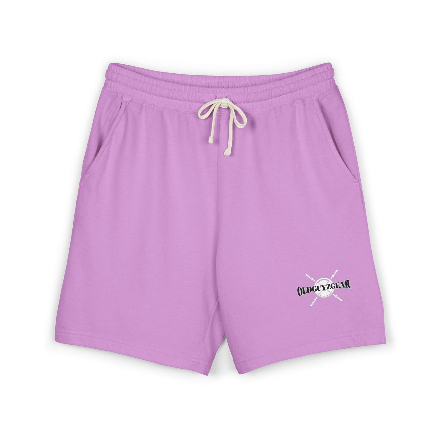 OldGuyzGear logo Lightweight Fleece Sweat Shorts,  Workout Gear,