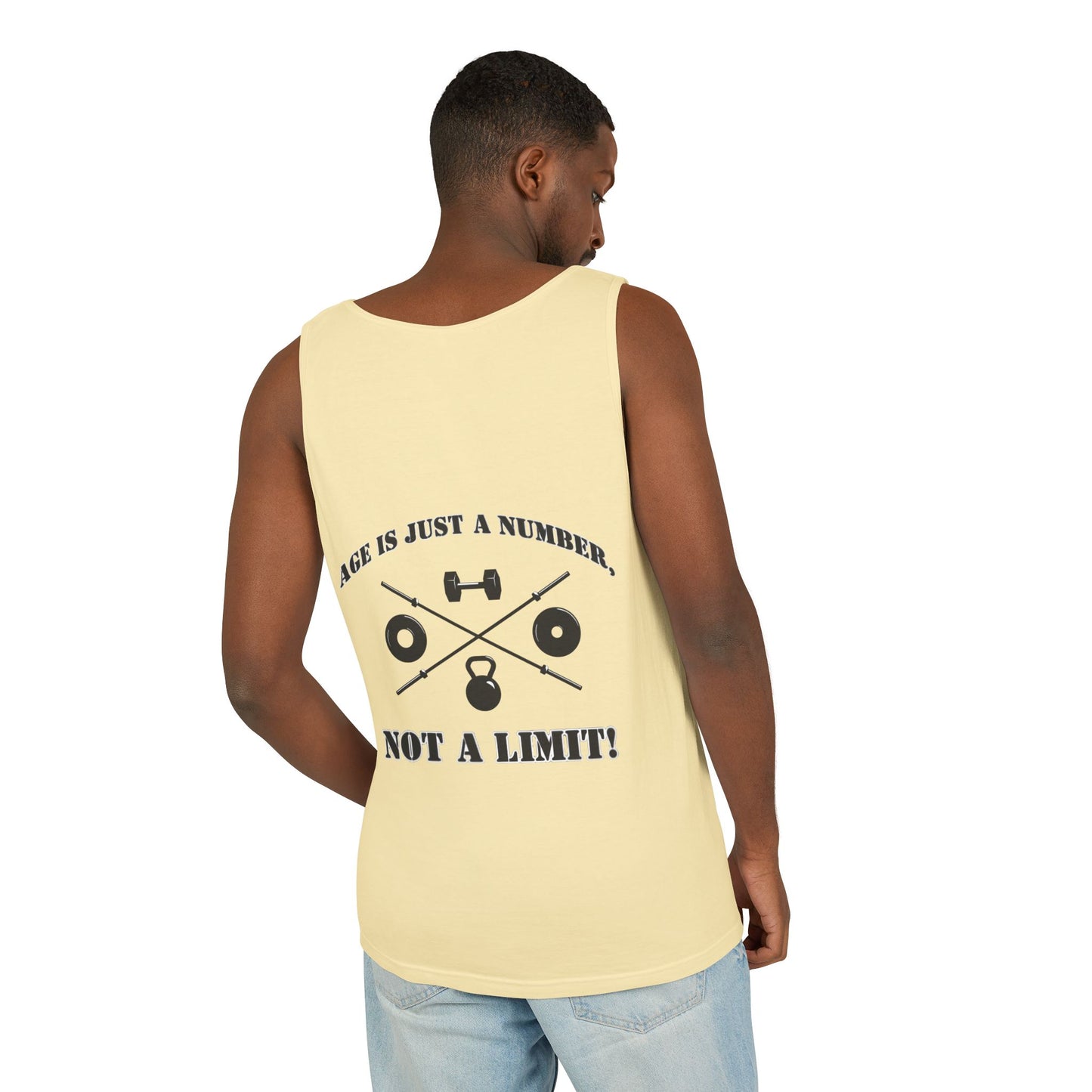 OldGuyzGear "Age is Just a Number, not a Limit" Fitness Tank Top