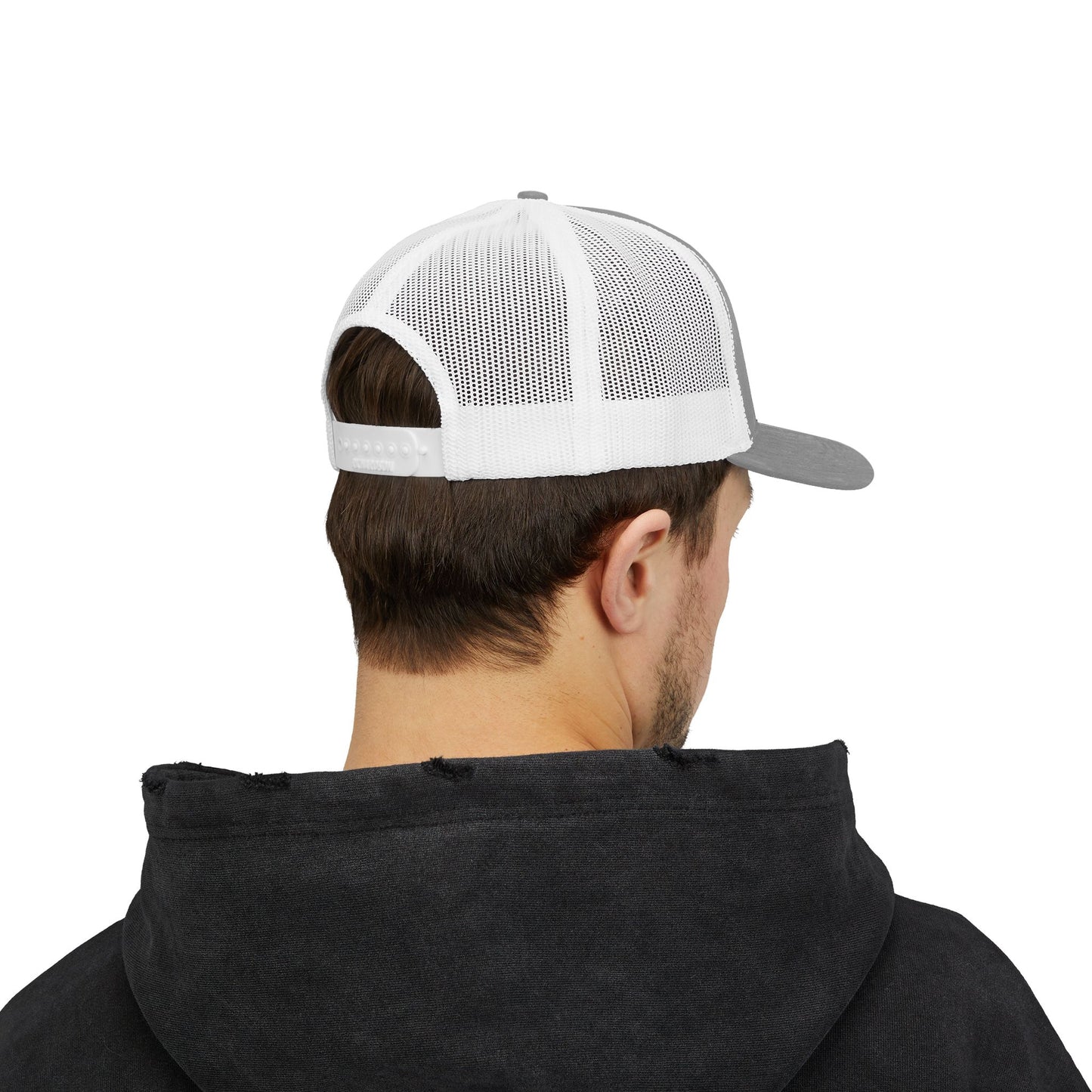 "OGG" Snapback Trucker Hat - Grey plate