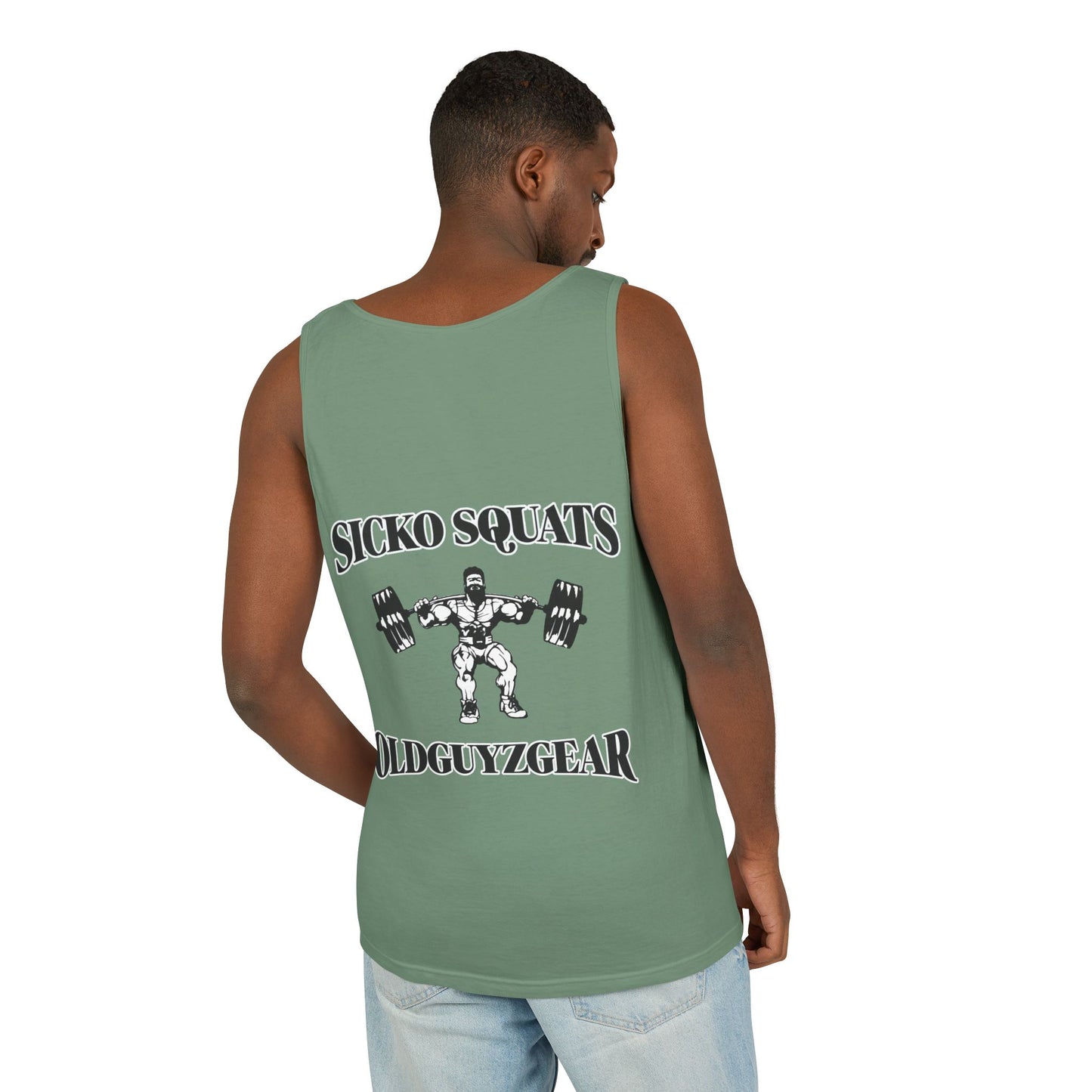 OldGuyzGear "Sicko Squats" Fitness Tank Top