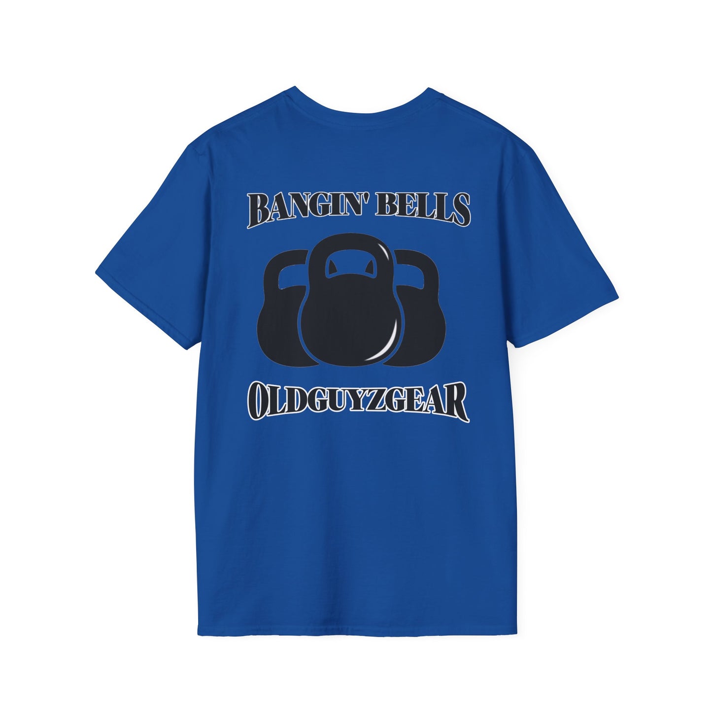OldGuyzGear "Bangin' Bells" Kettlebell T-Shirt —  Fitness Tee
