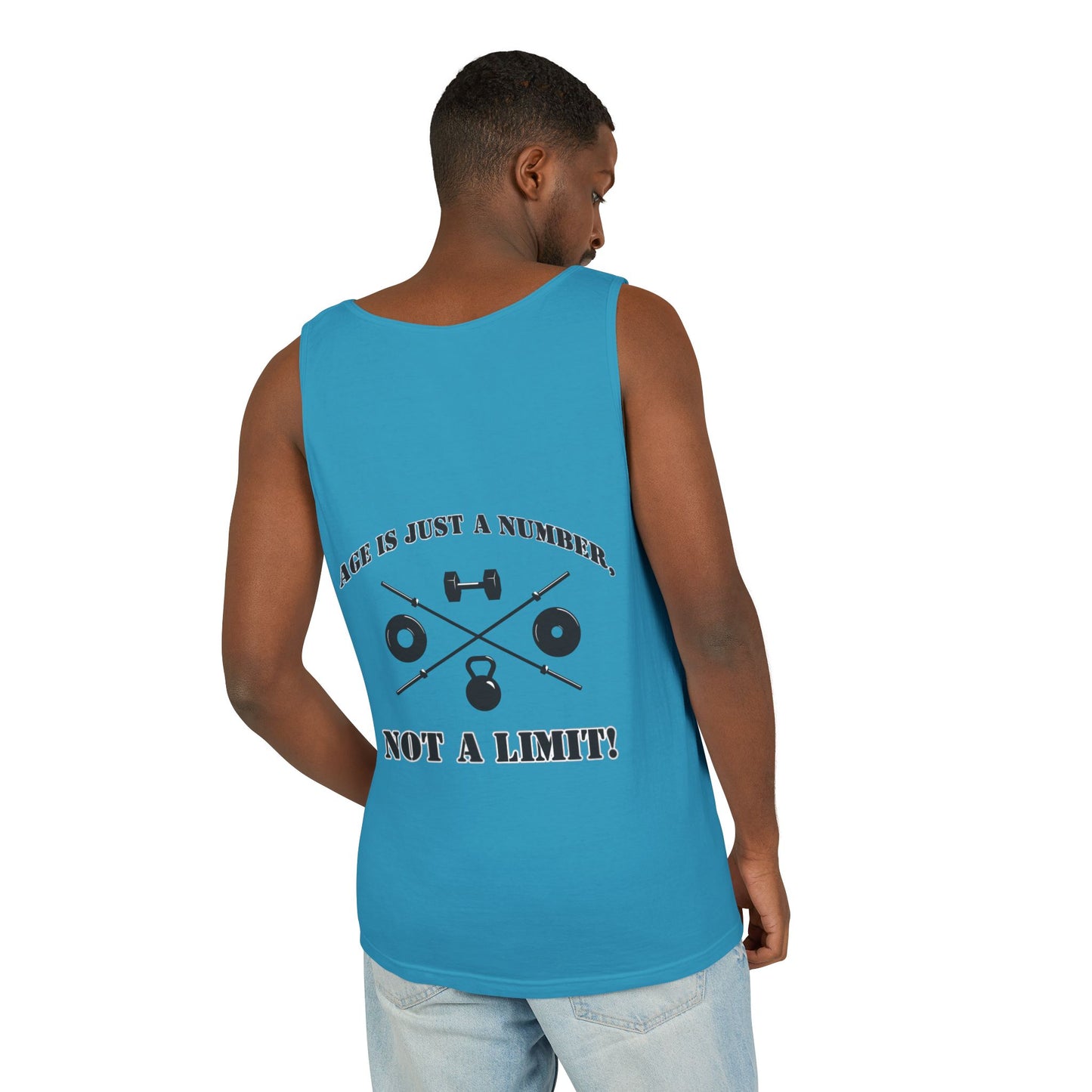 OldGuyzGear "Age is Just a Number, not a Limit" Fitness Tank Top