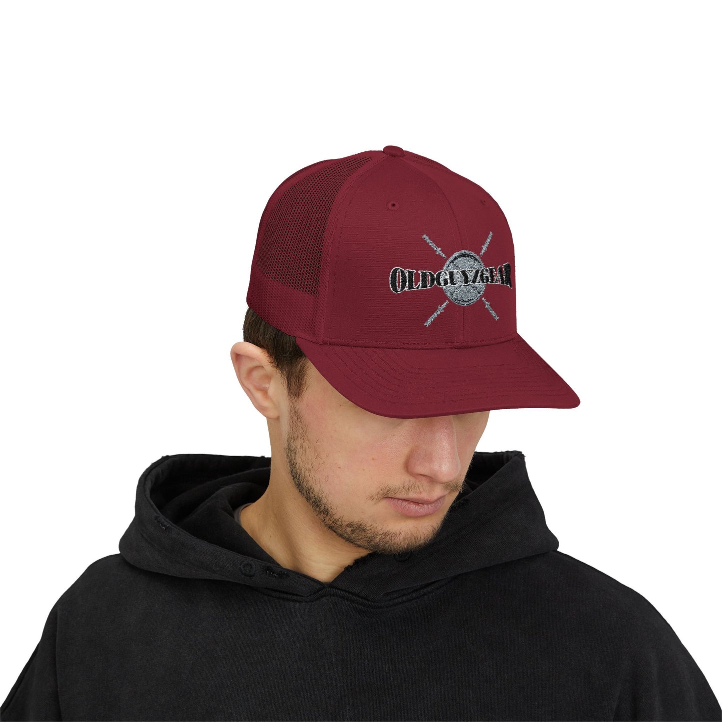"OGG" Snapback Trucker Hat - Grey plate