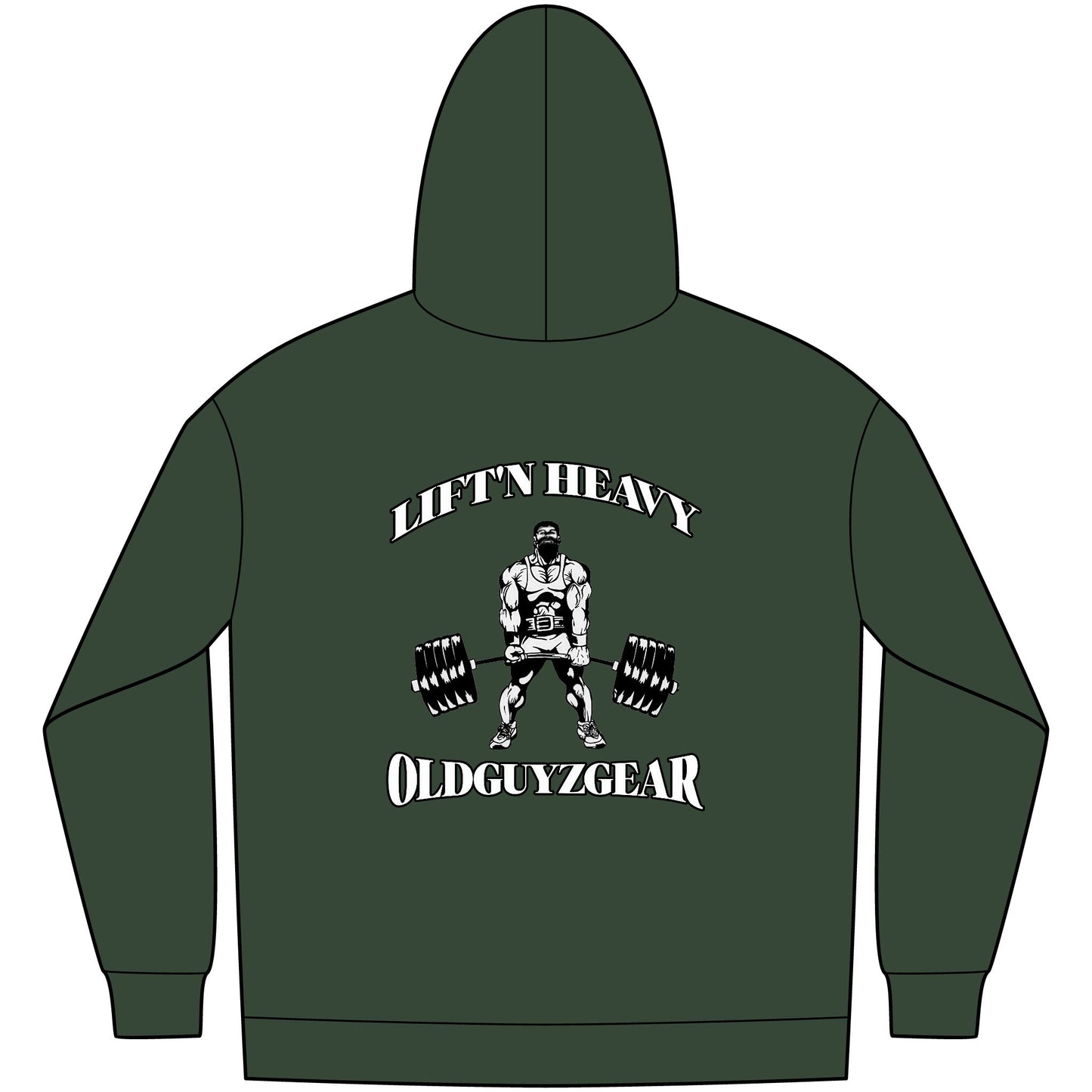"Lift'n Heavy" Men's Fitness Hoodie