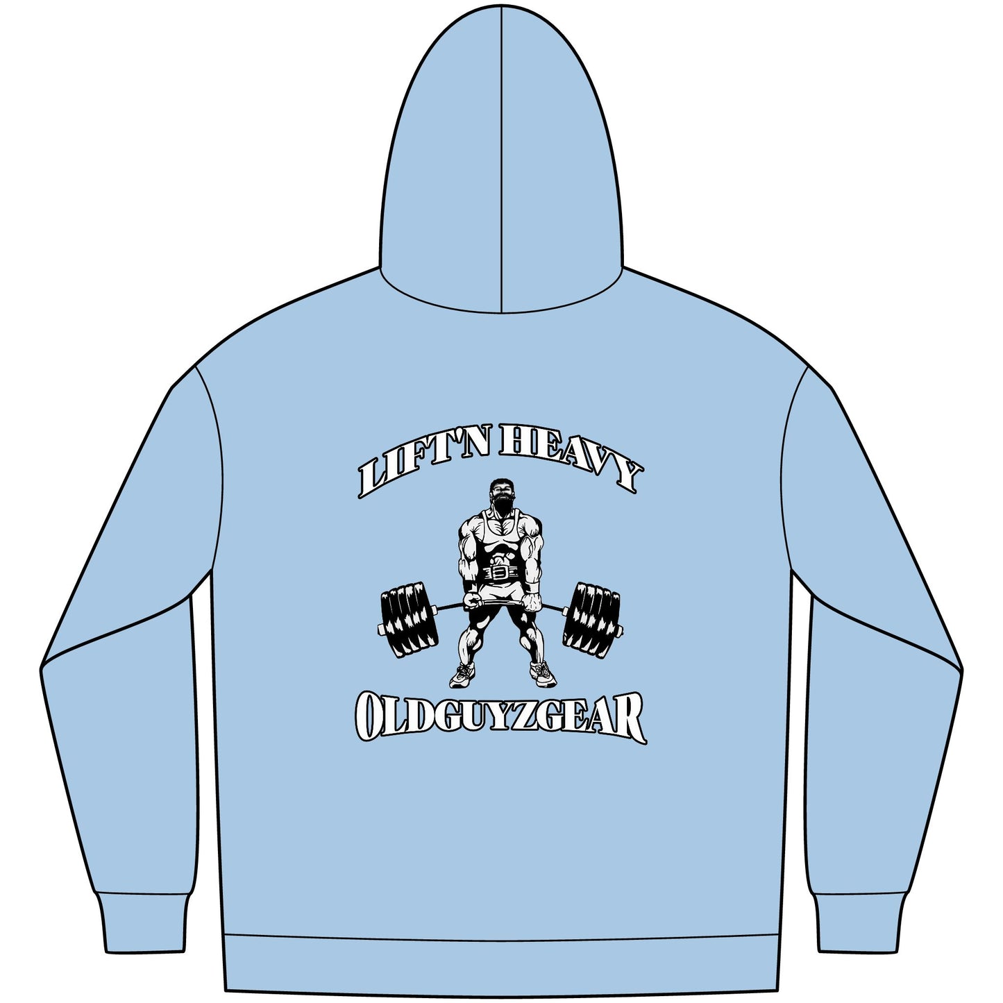 "Lift'n Heavy" Men's Fitness Hoodie