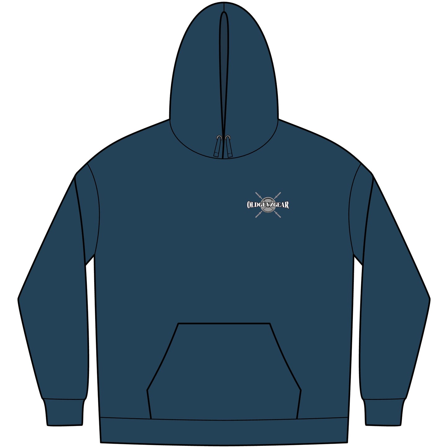 OldGuyzGear "Age is just a number, not a limit" Men's Fitness Hoodie