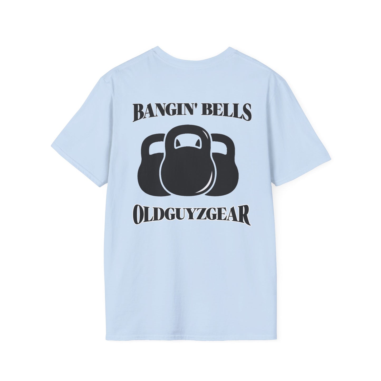 OldGuyzGear "Bangin' Bells" Kettlebell T-Shirt —  Fitness Tee
