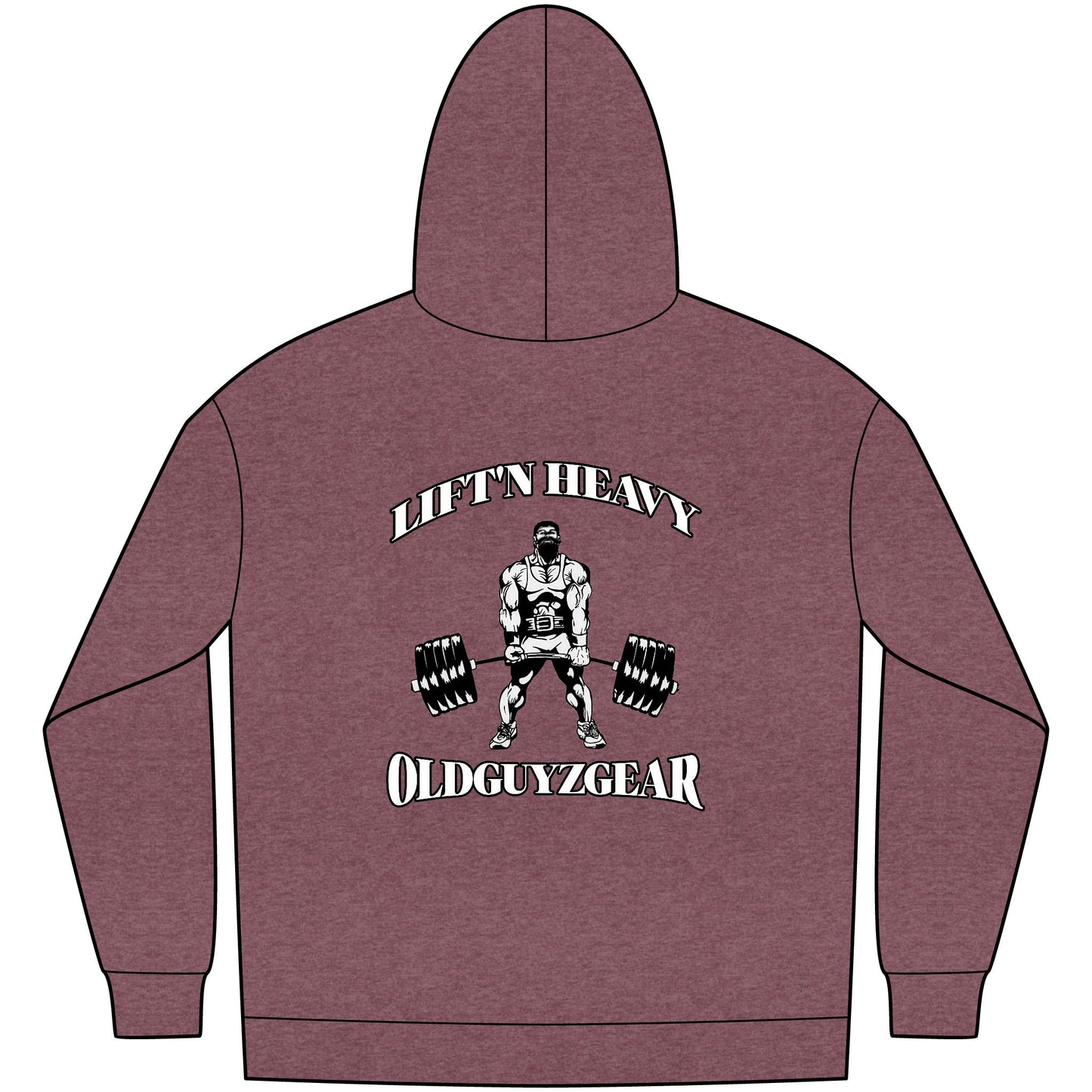 "Lift'n Heavy" Men's Fitness Hoodie