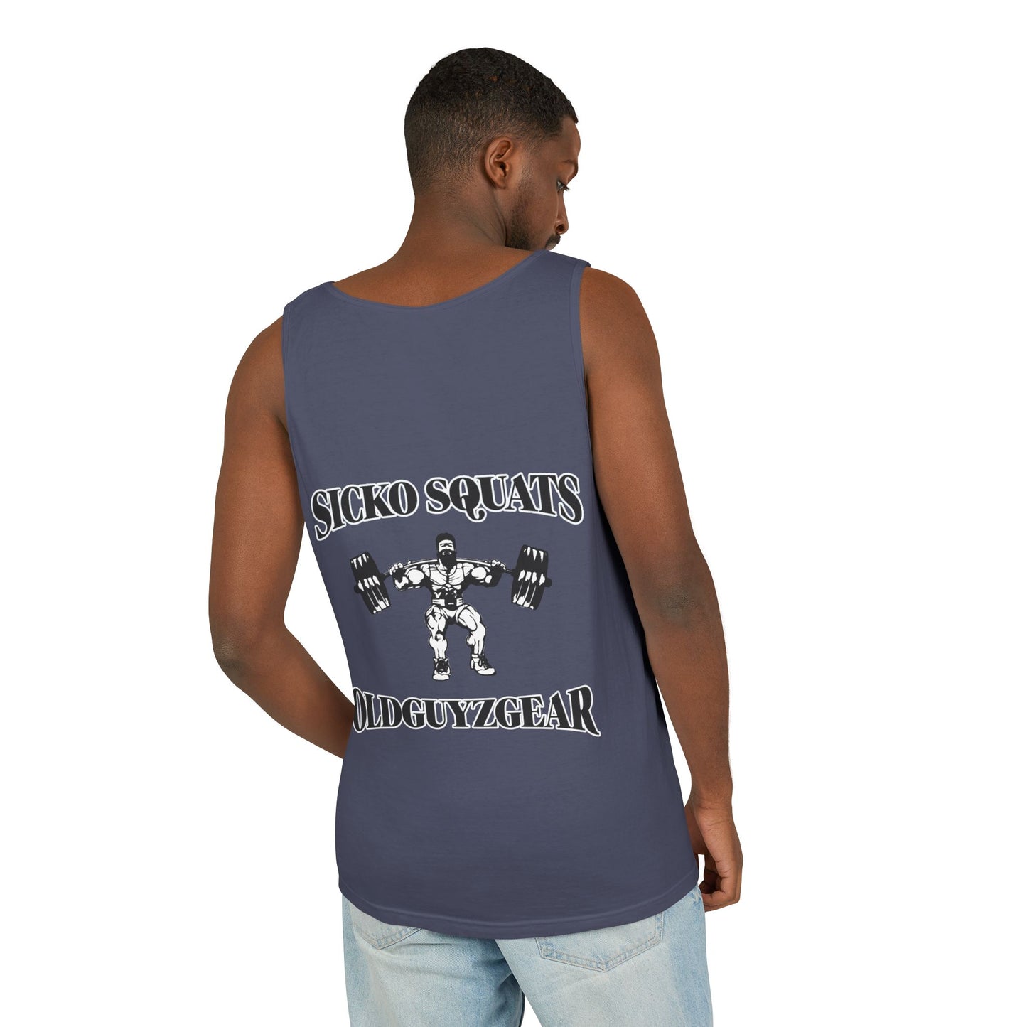 OldGuyzGear "Sicko Squats" Fitness Tank Top