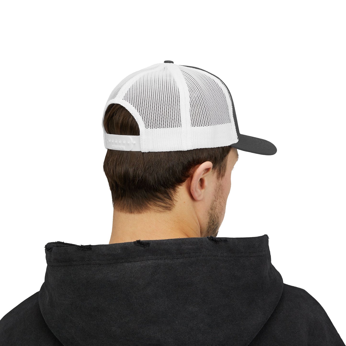 "OGG" Snapback Trucker Hat - Grey plate