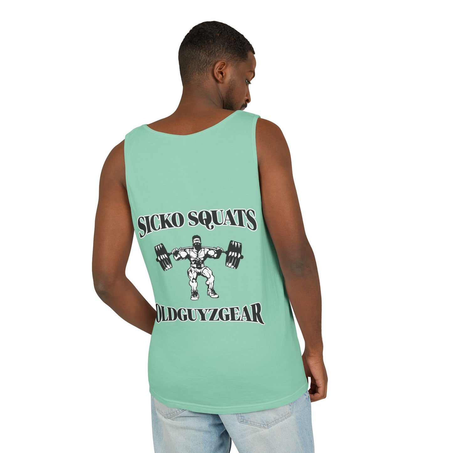 OldGuyzGear "Sicko Squats" Fitness Tank Top