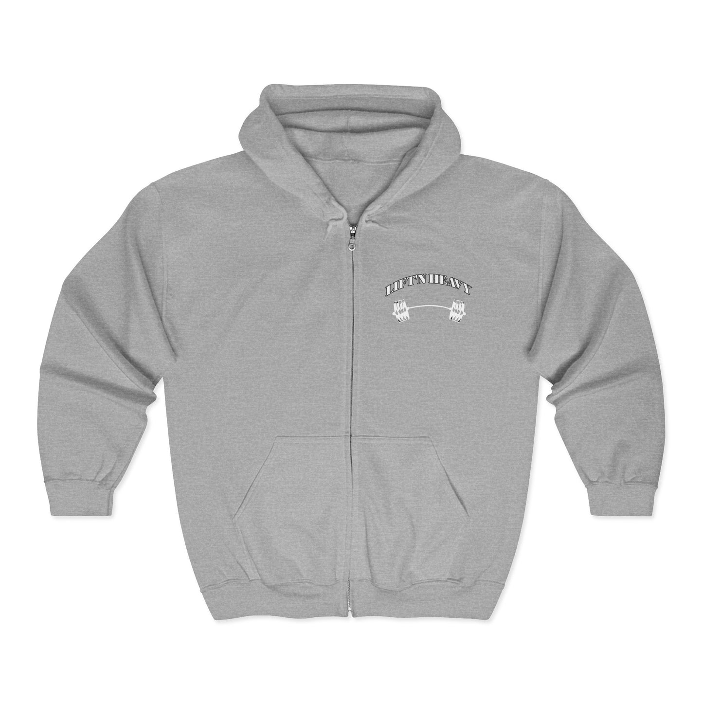 "O.G.G. Lift'N Heavy"  Heavy Blend™ Full Zip Hooded Sweatshirt 2.0