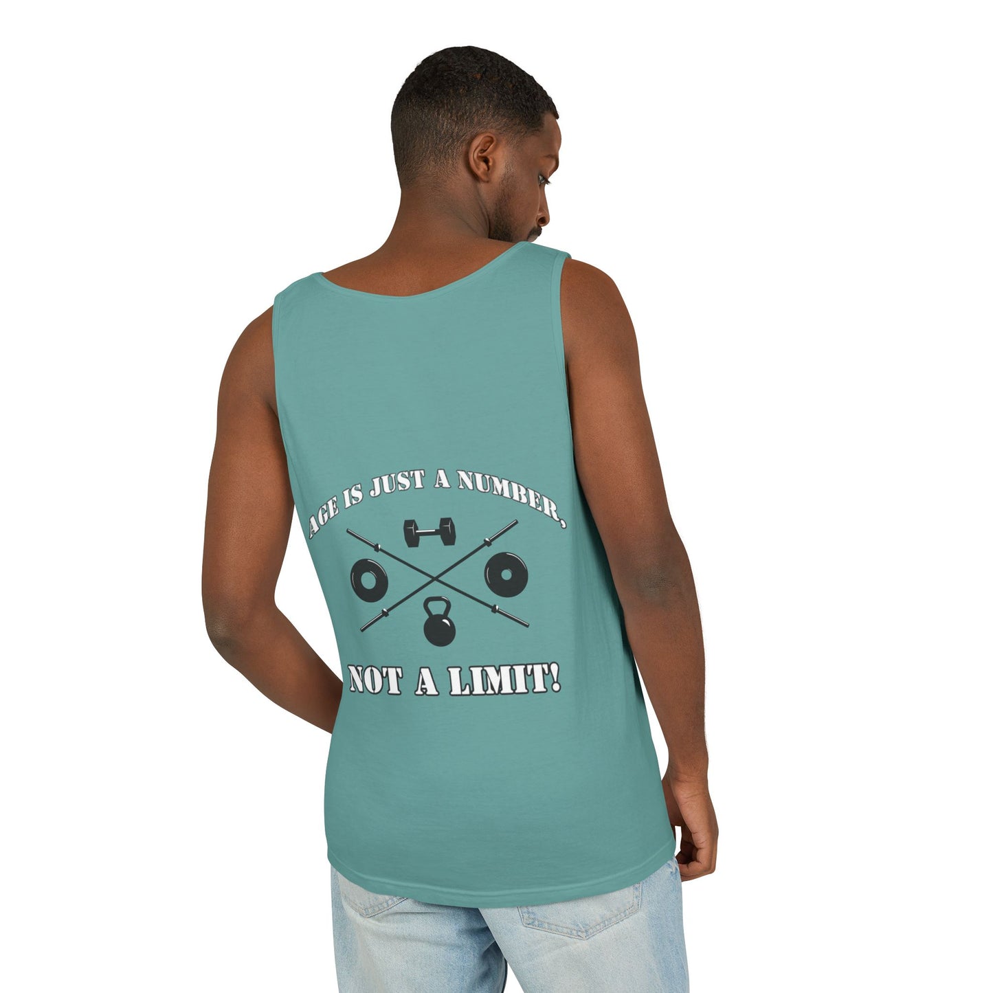 OldGuyzGear "Age is Just a Number, not a Limit" Fitness Tank Top