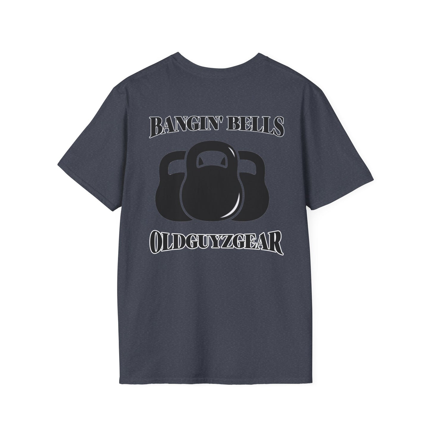 OldGuyzGear "Bangin' Bells" Kettlebell T-Shirt —  Fitness Tee