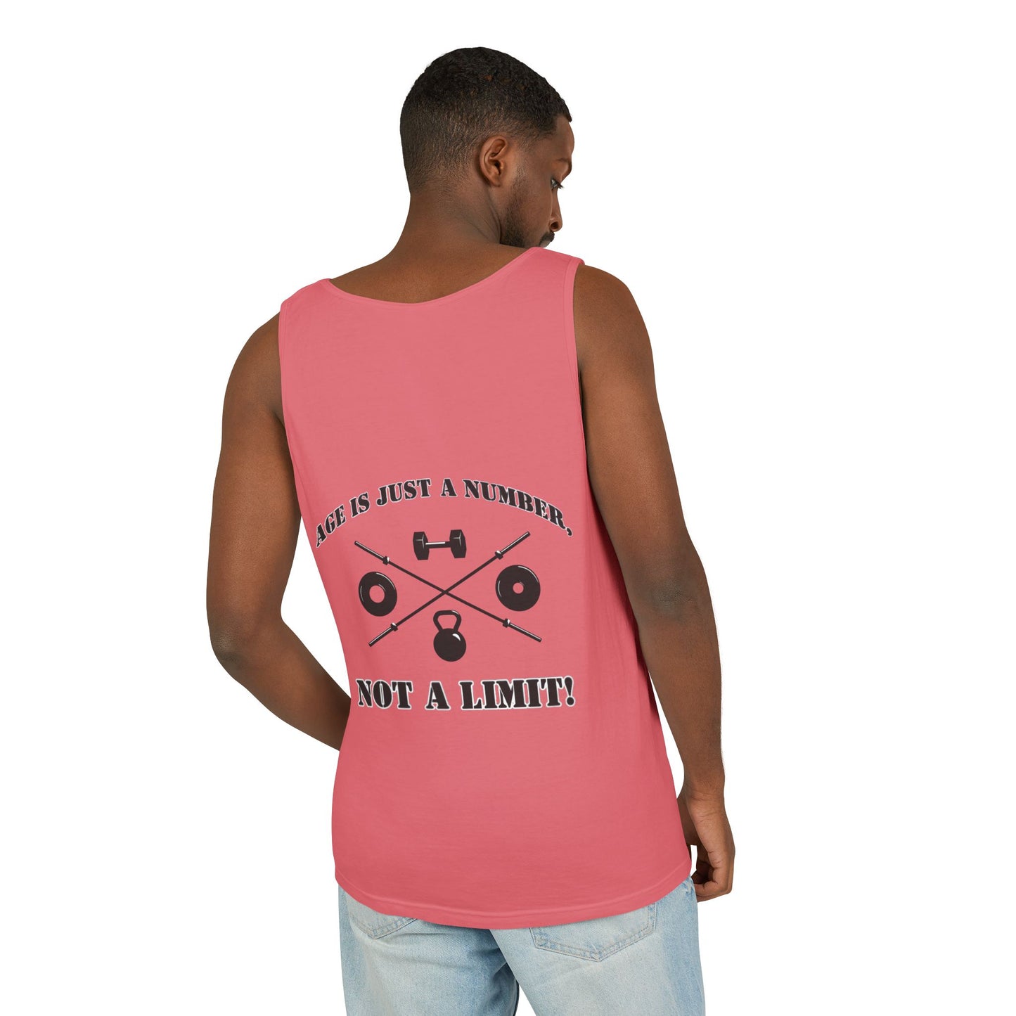 OldGuyzGear "Age is Just a Number, not a Limit" Fitness Tank Top