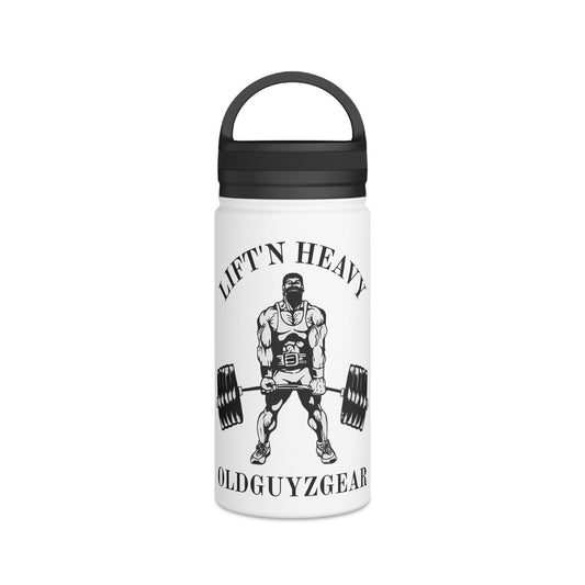 'Lift'n Heavy' Stainless Steel Water Bottle - Fitness Hydration Gear