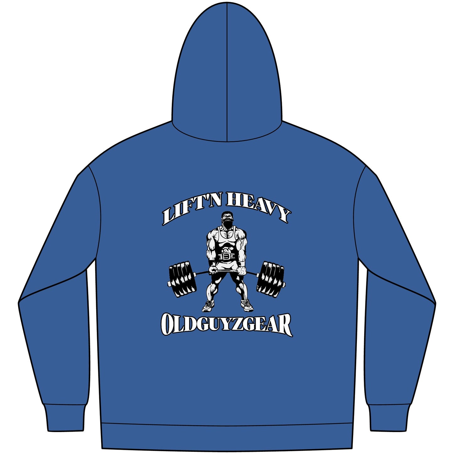 "Lift'n Heavy" Men's Fleece Pull Over Hoodie