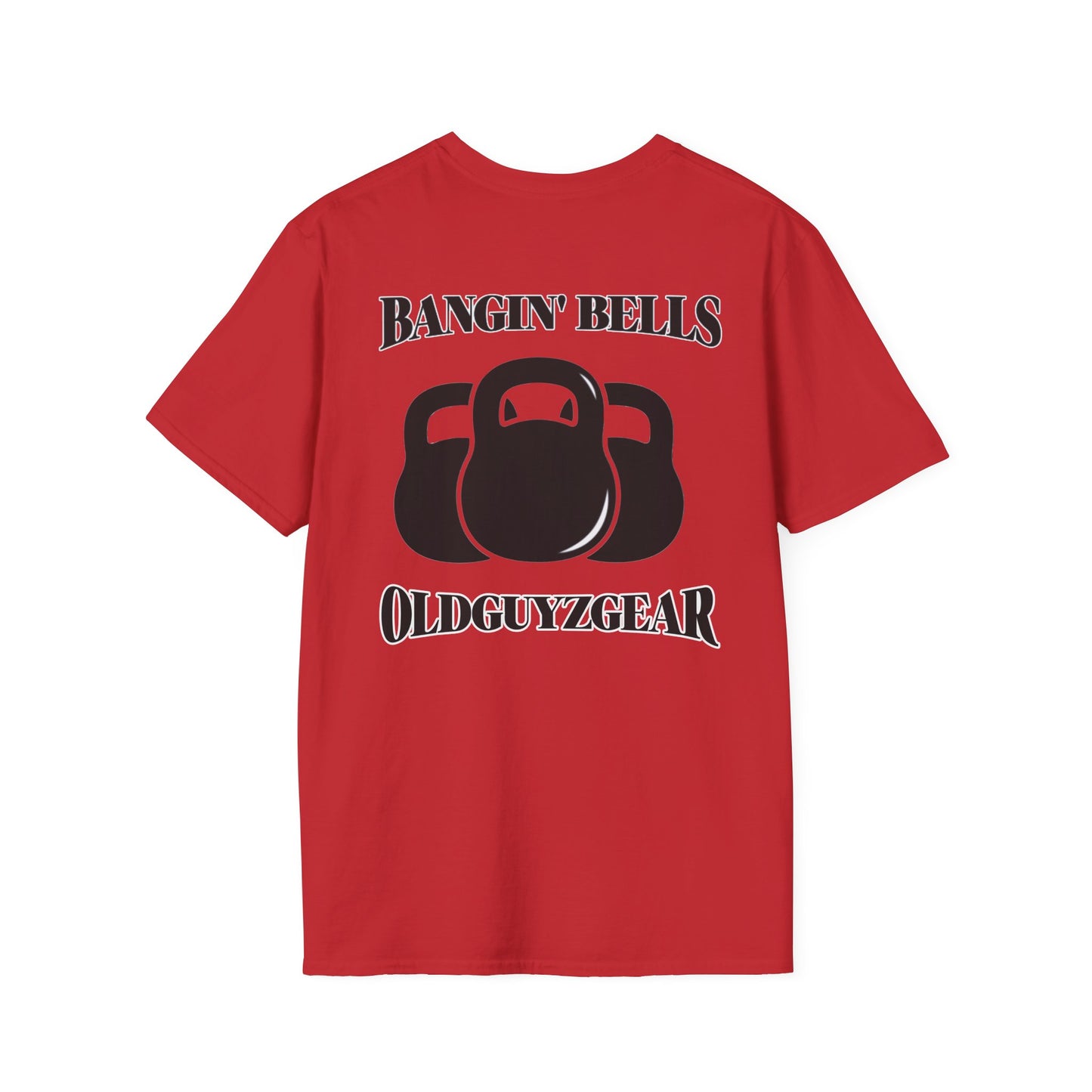 OldGuyzGear "Bangin' Bells" Kettlebell T-Shirt —  Fitness Tee