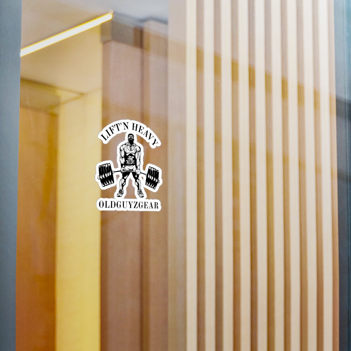 "Lift'n Heavy" - Vinyl Decals -  Motivational Gym Stickers for Strength Training