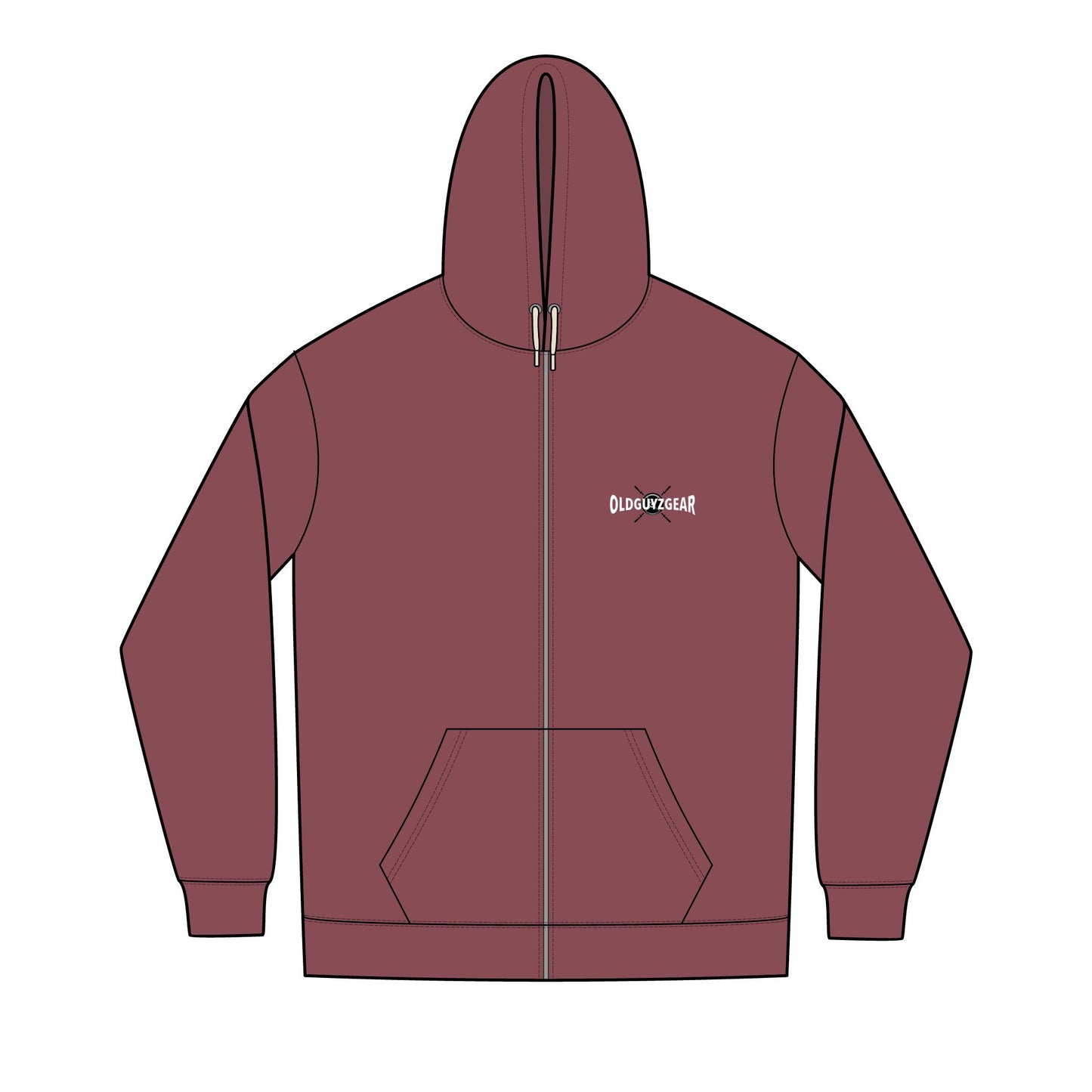 "Lift'N Heavy" Men's Fitness Full-Zip Hoodie 2.1