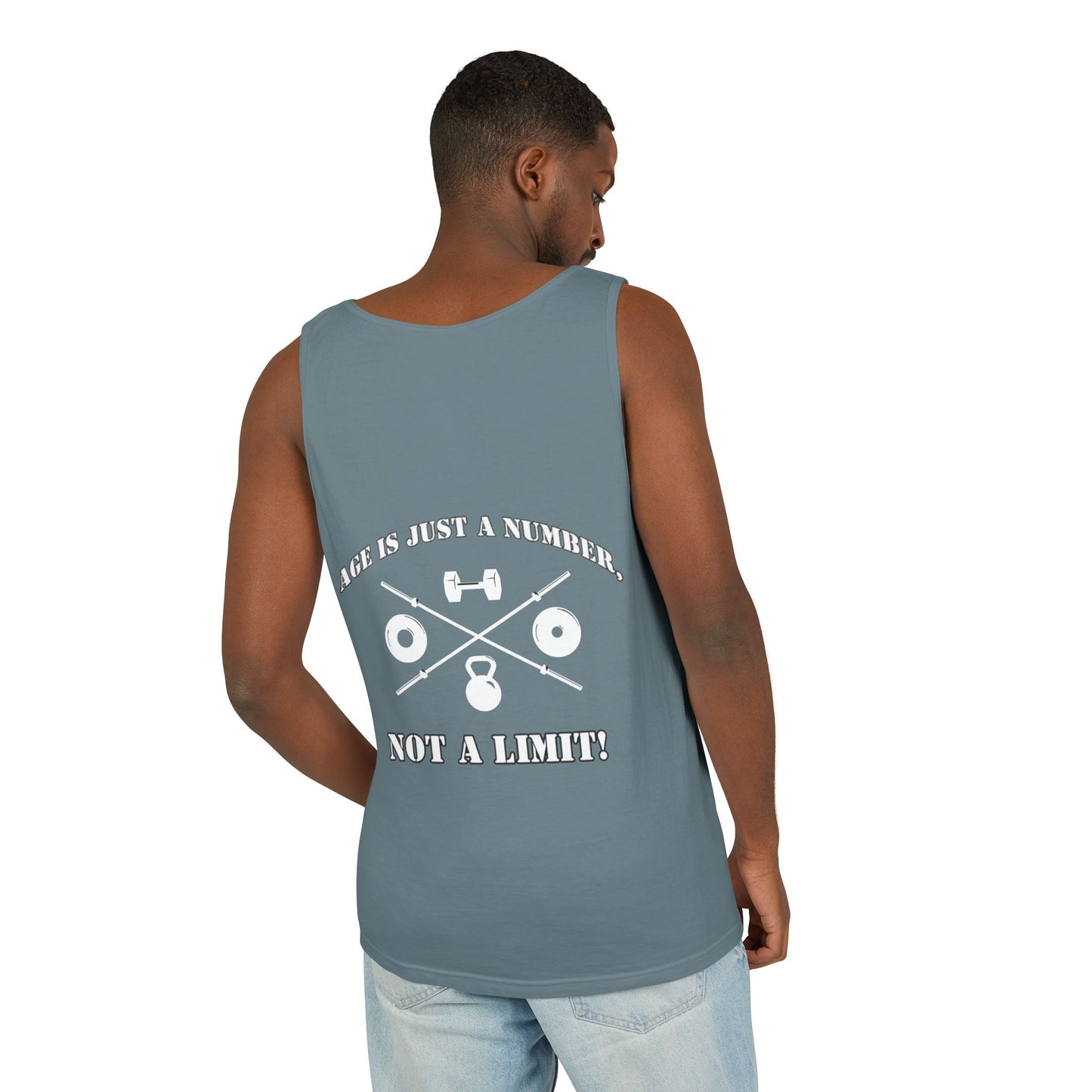 OldGuyzGear "Age is Just a Number, not a Limit" Fitness Tank Top