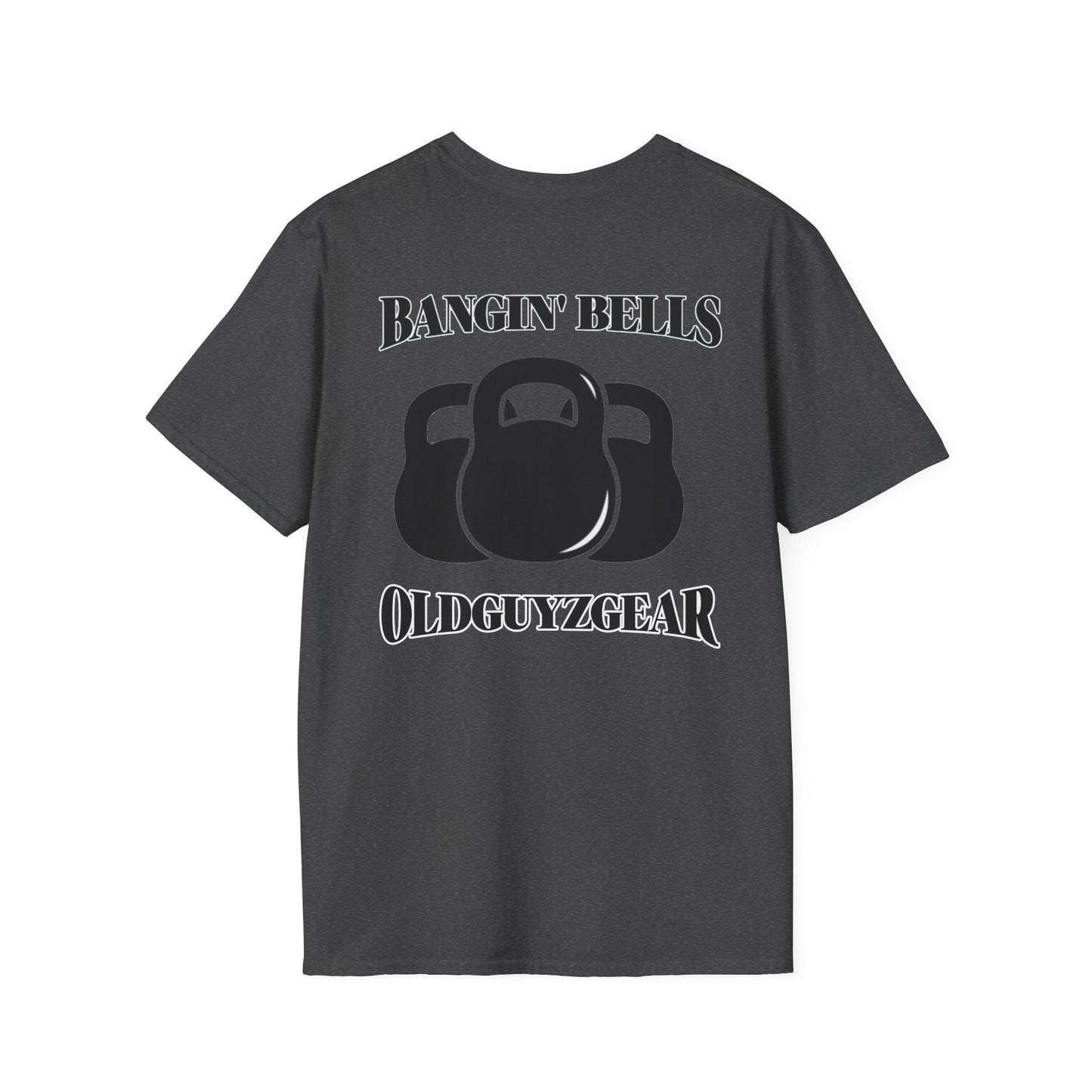 OldGuyzGear "Bangin' Bells" Kettlebell T-Shirt —  Fitness Tee