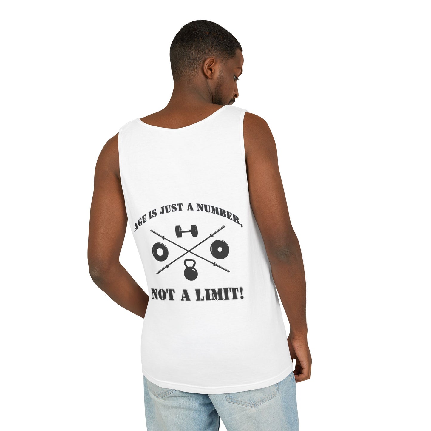 OldGuyzGear "Age is Just a Number, not a Limit" Fitness Tank Top