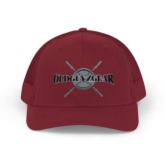 "OGG" Snapback Trucker Hat - Grey plate