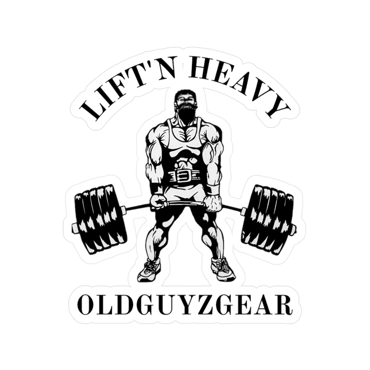 "Lift'n Heavy" - Vinyl Decals -  Motivational Gym Stickers for Strength Training
