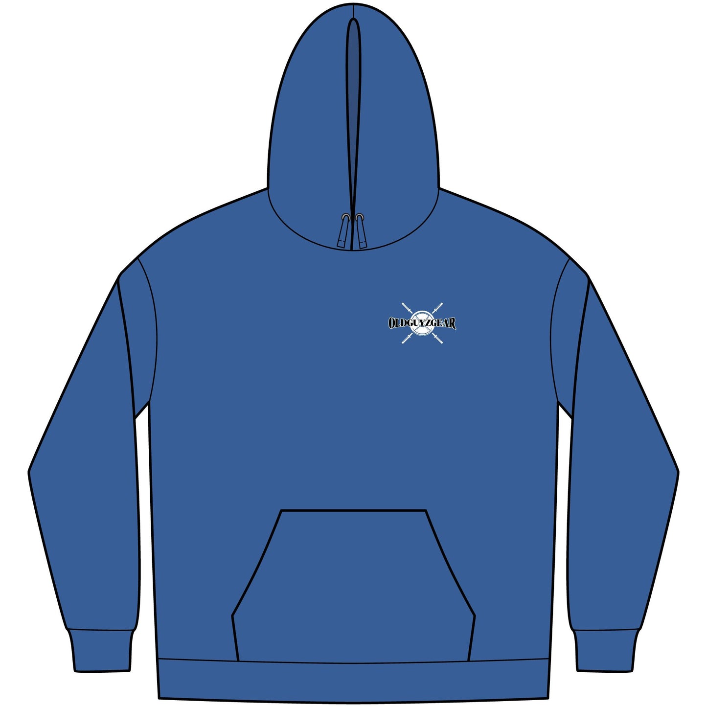 OldGuyzGear "Age is just a number, not a limit" Men's Fitness Hoodie