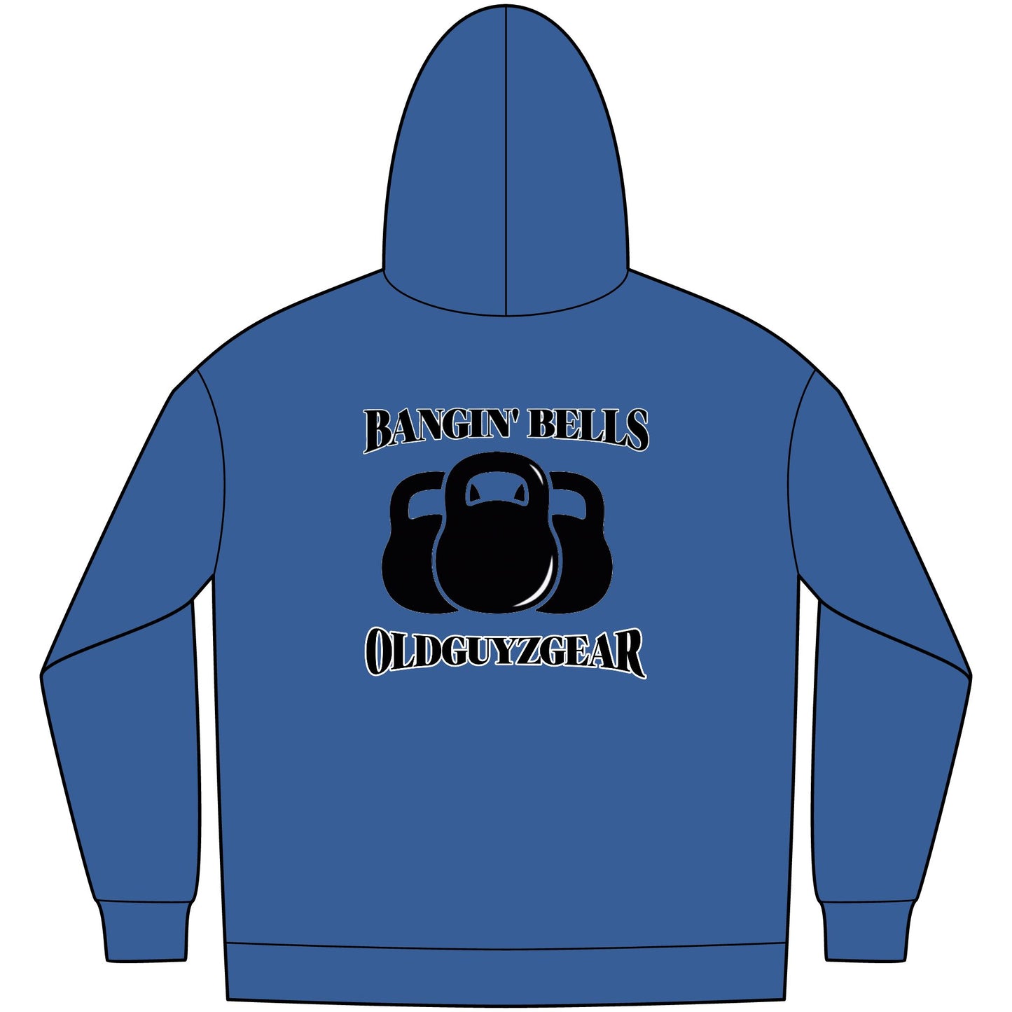 OldGuyzGear "Bangin' Bells" Men's Fleece Pull Over Hoodie