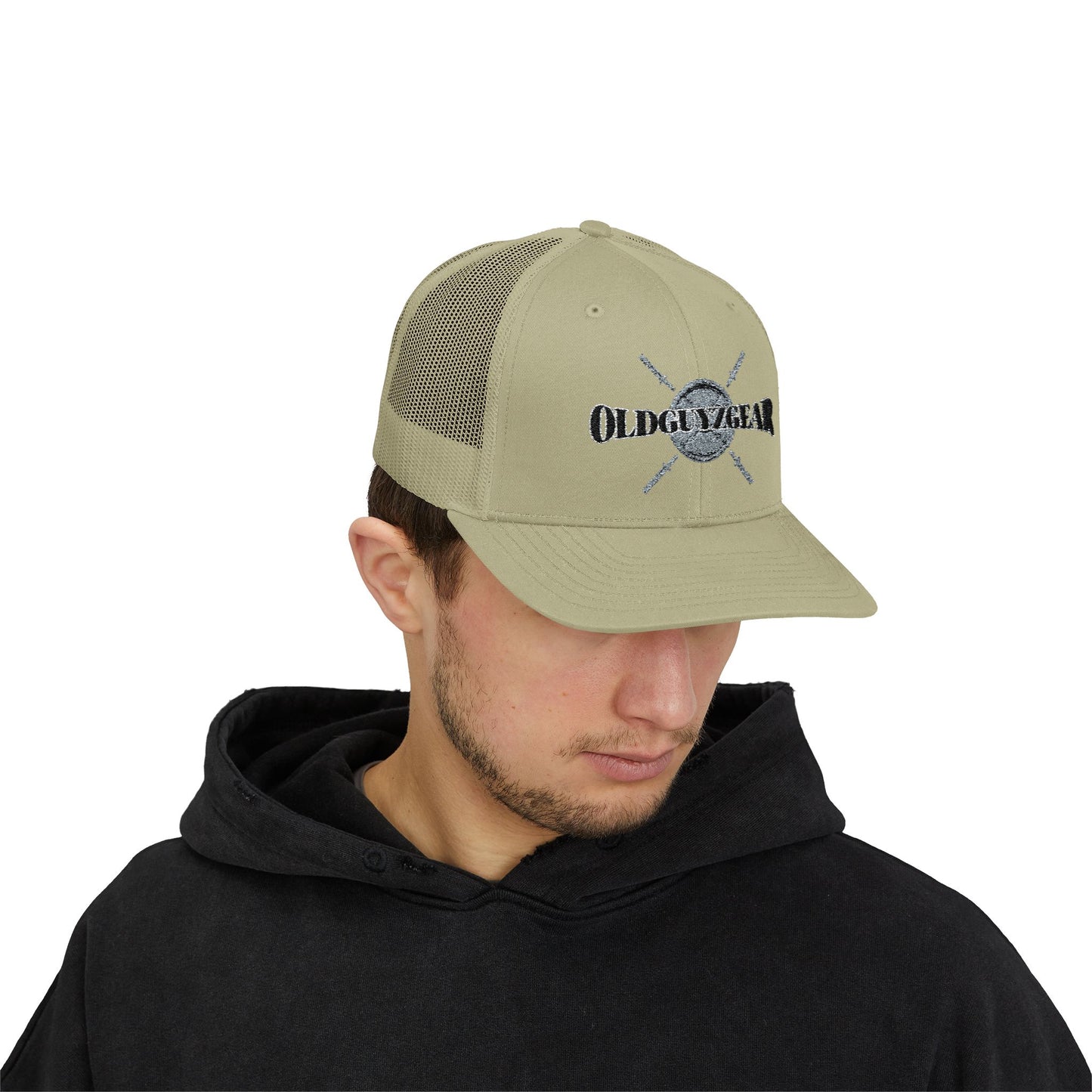 "OGG" Snapback Trucker Hat - Grey plate