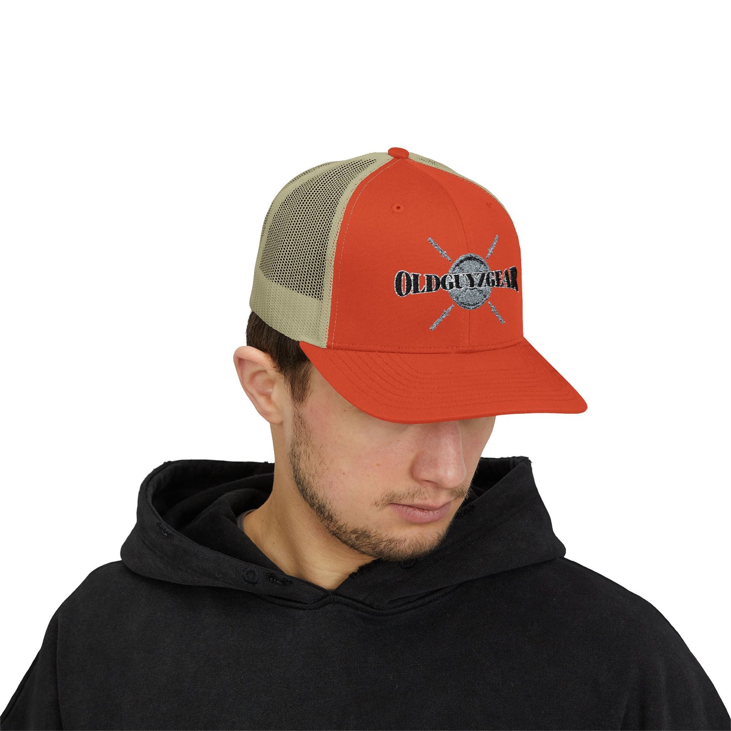 "OGG" Snapback Trucker Hat - Grey plate