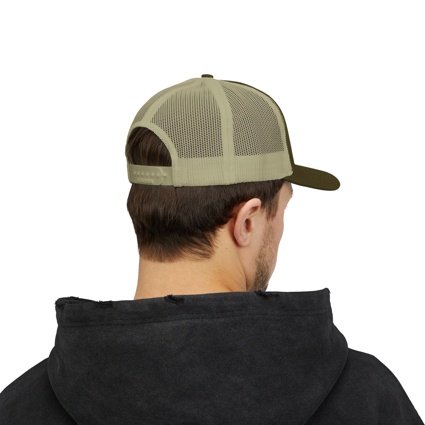 "OGG" Snapback Trucker Hat - Grey plate