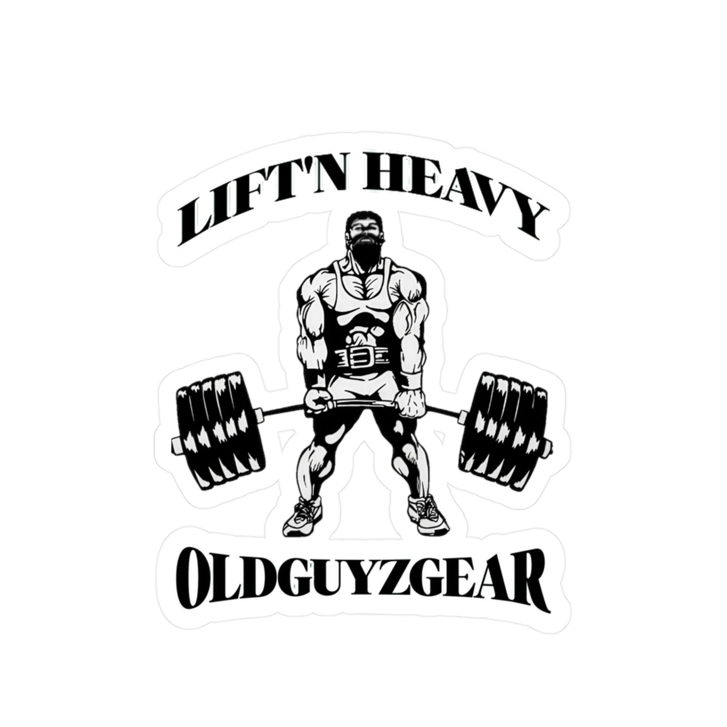 "Lift'n Heavy" - Vinyl Decals -  Motivational Gym Stickers for Strength Training
