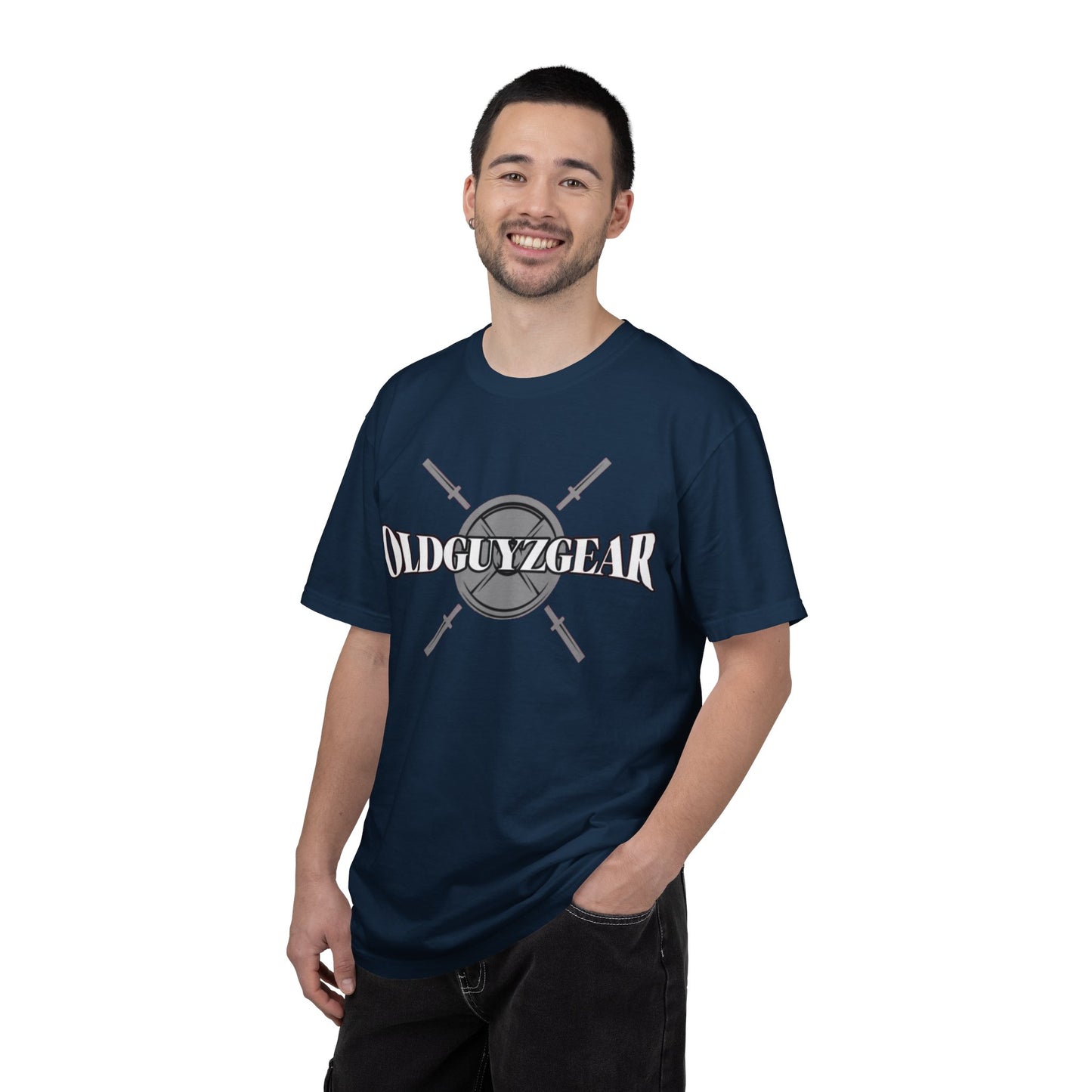 OldGuyzGear Logo  heavy T-Shirt - Fitness Gym Tee