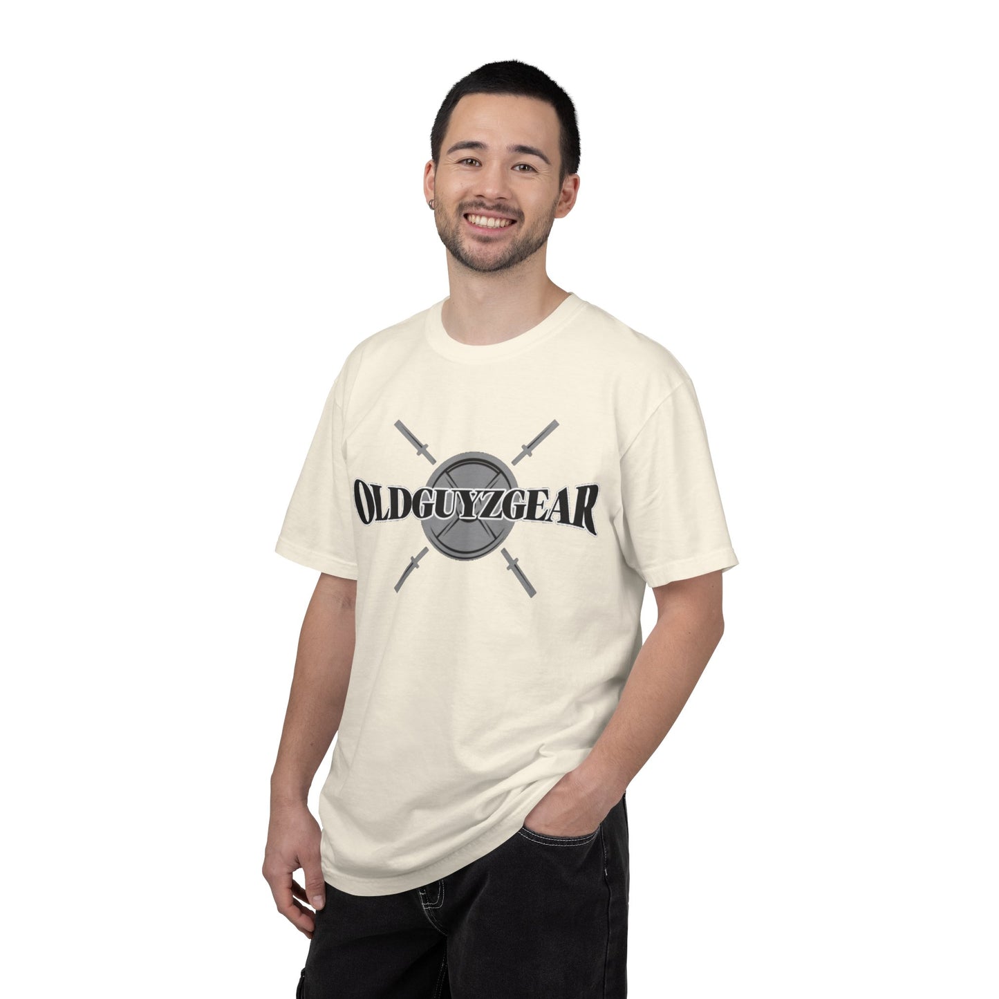 OldGuyzGear Logo  heavy T-Shirt - Fitness Gym Tee