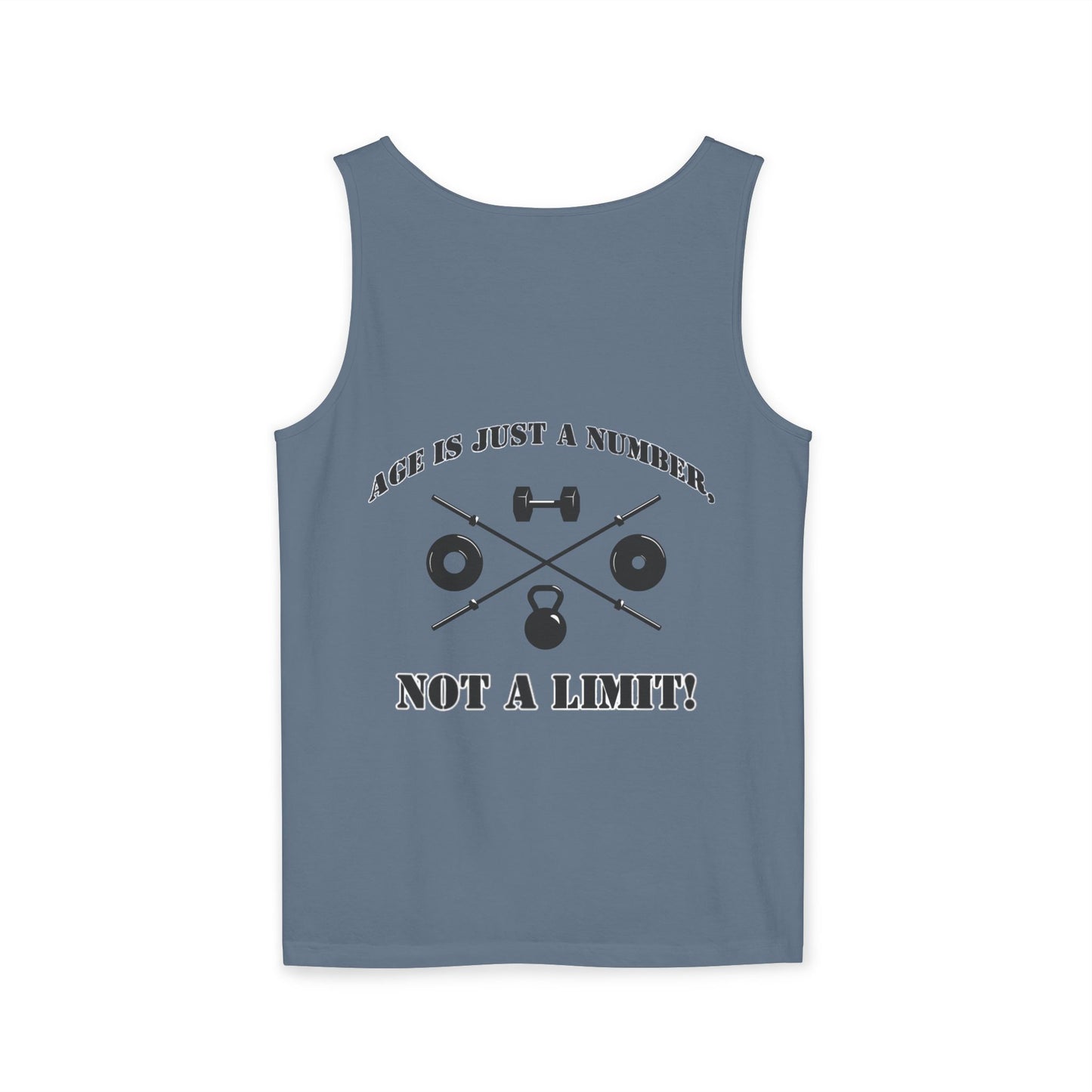 OldGuyzGear "Age is Just a Number, not a Limit" Fitness Tank Top